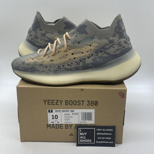 Size 10 - adidas Yeezy Boost 380 Mist Non-Reflective Brown Suede (FX9764)