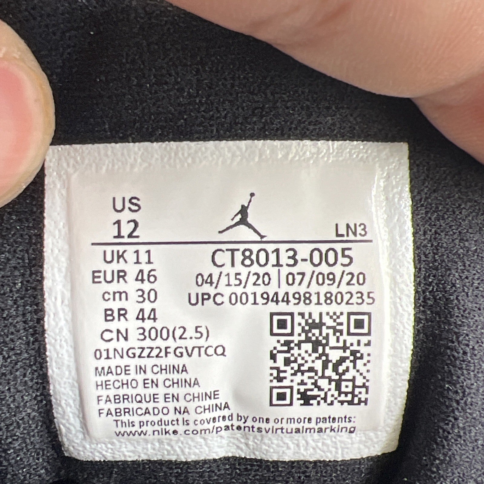 Size 12 - Air Jordan 12 Retro Dark Concord (CT8013-005)