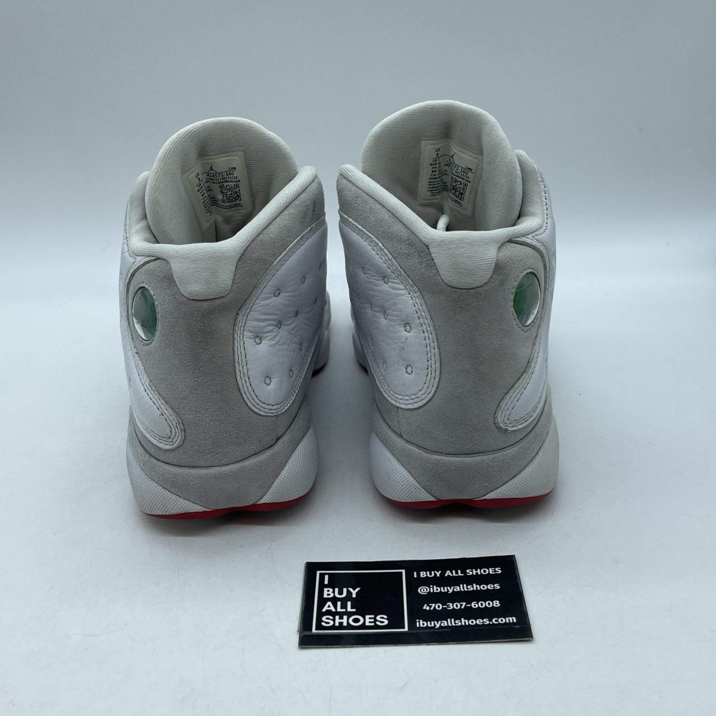 Size 8 - Air Jordan 13 Retro White Wolf Grey Suede Leather (414571-160)