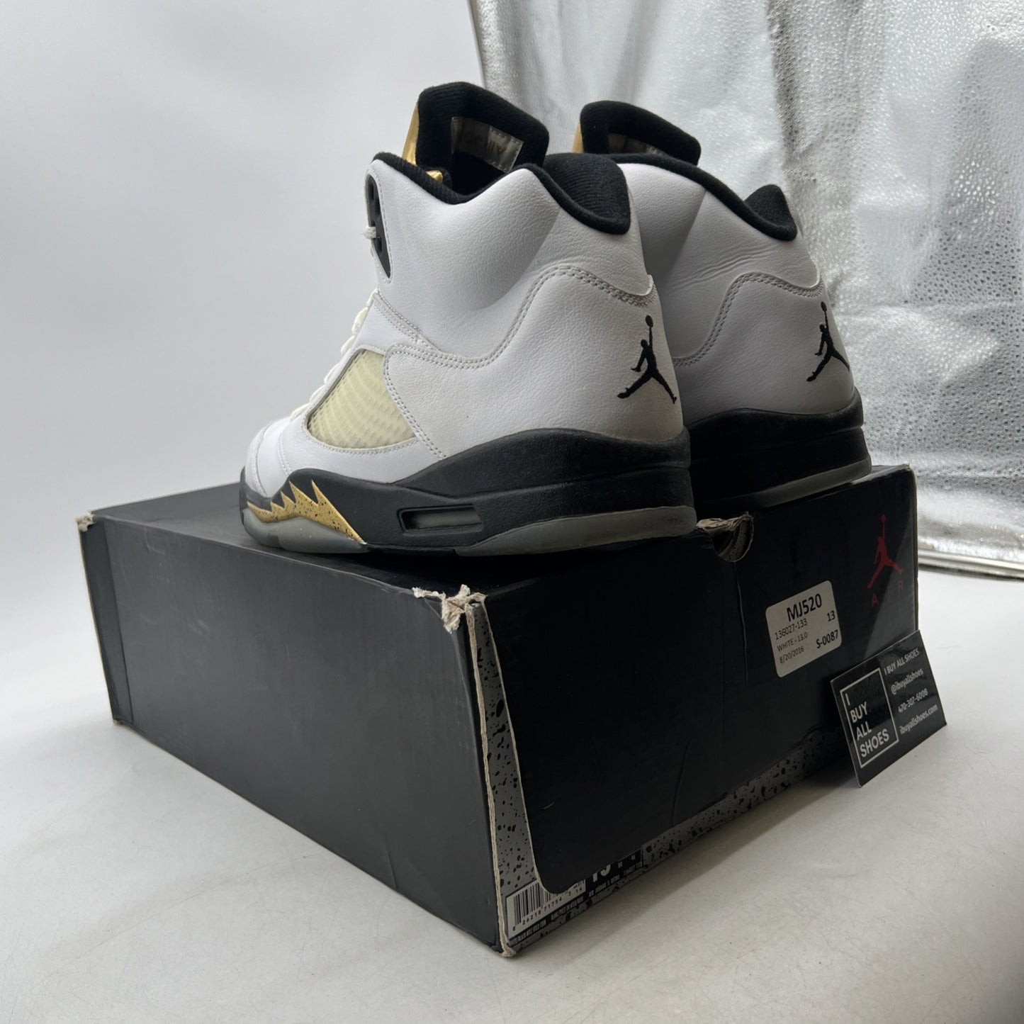Size 13 - Air Jordan 5 Retro Olympic (136027-133)