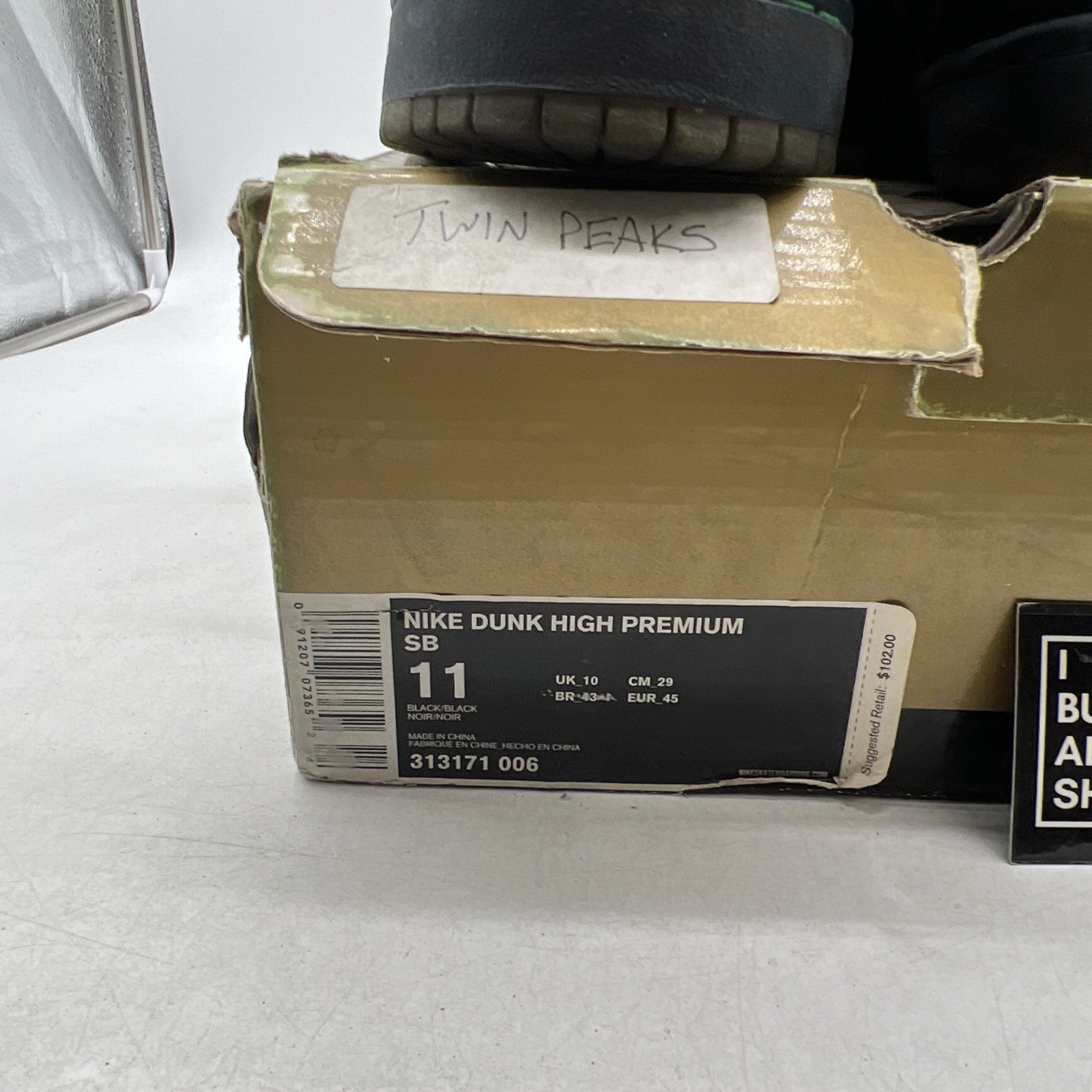 Size 11 - Nike Dunk Premium SB High Twin Peaks (313171-006)