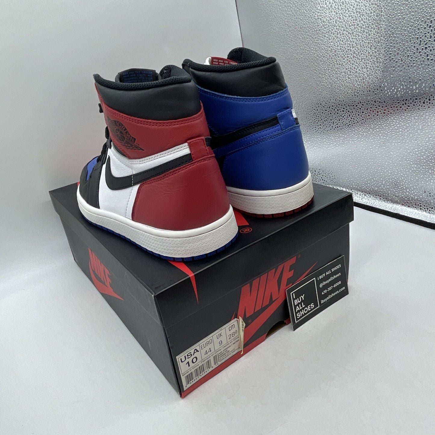 Size 10 - Air Jordan 1 Retro High OG Top 3 2016 (555088-026)