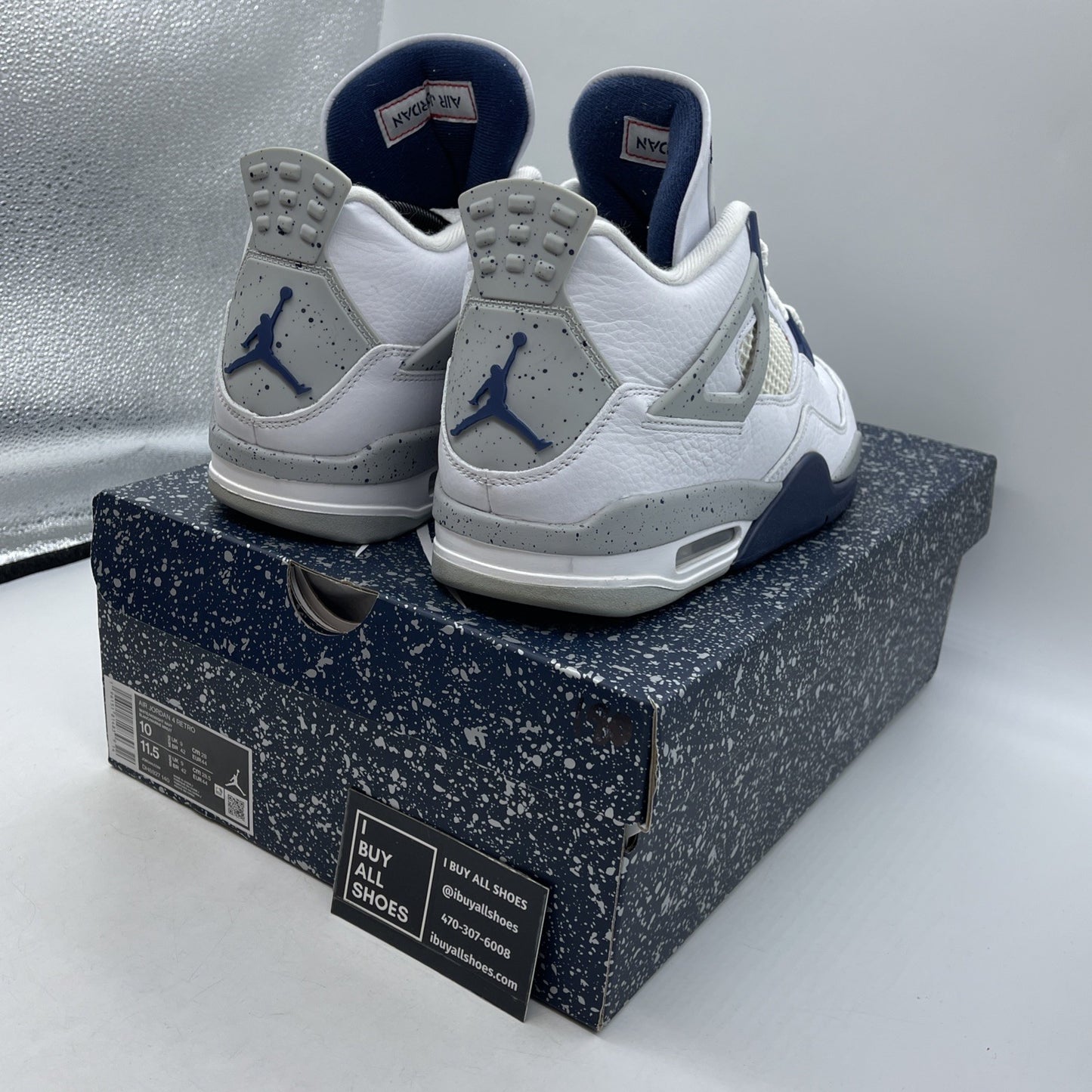 Size 10 - Air Jordan 4 Retro Mid Midnight Navy (DH6927-140)