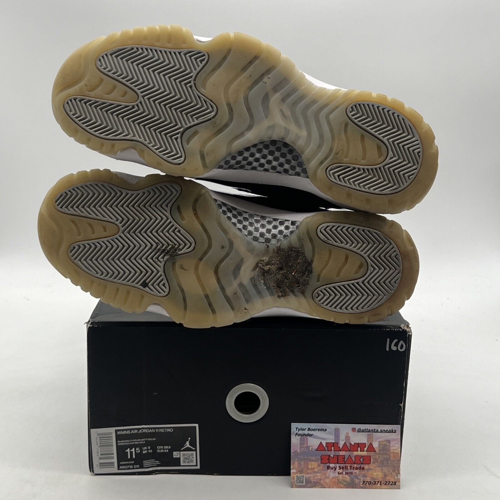 Size 11.5 - Air Jordan 11 Retro Jubilee / 25th Anniversary W (AR0715-011)