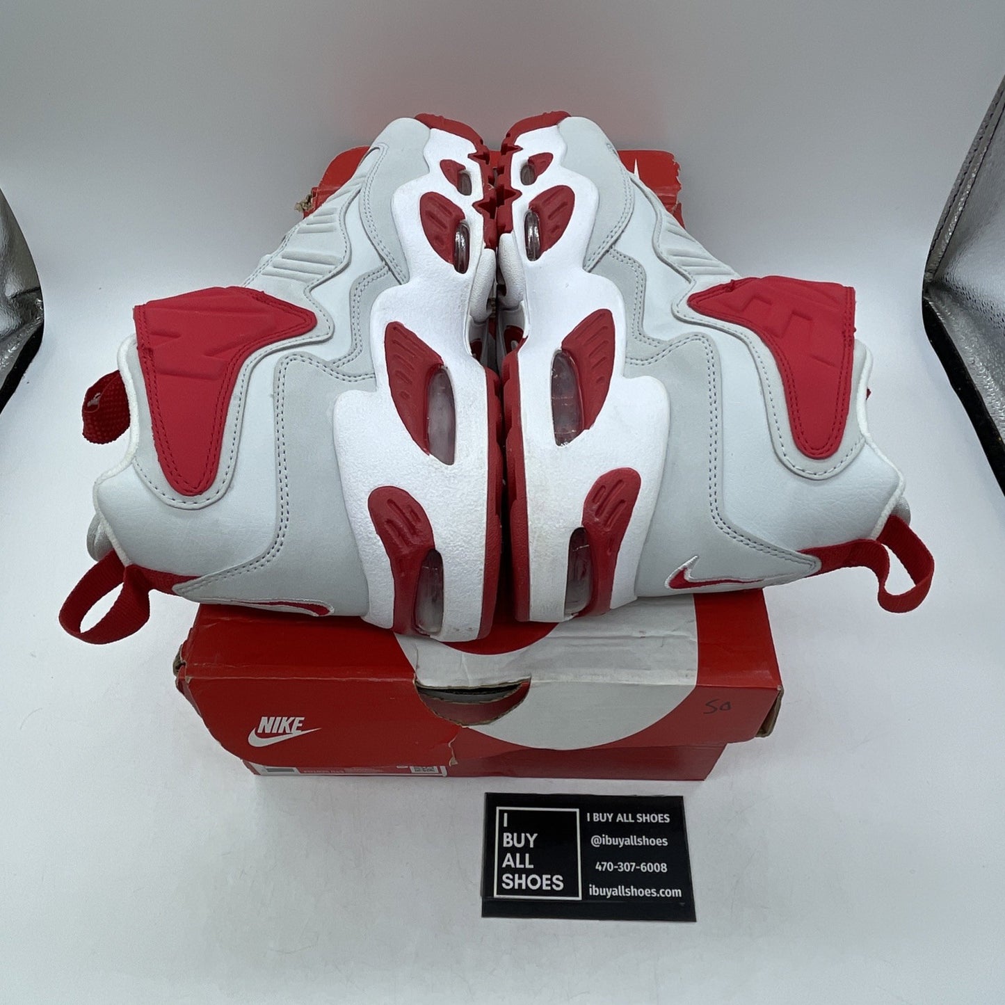 Size 4Y (GS) - Nike Air Griffey Max I Mid Rouge (FD1025-043)