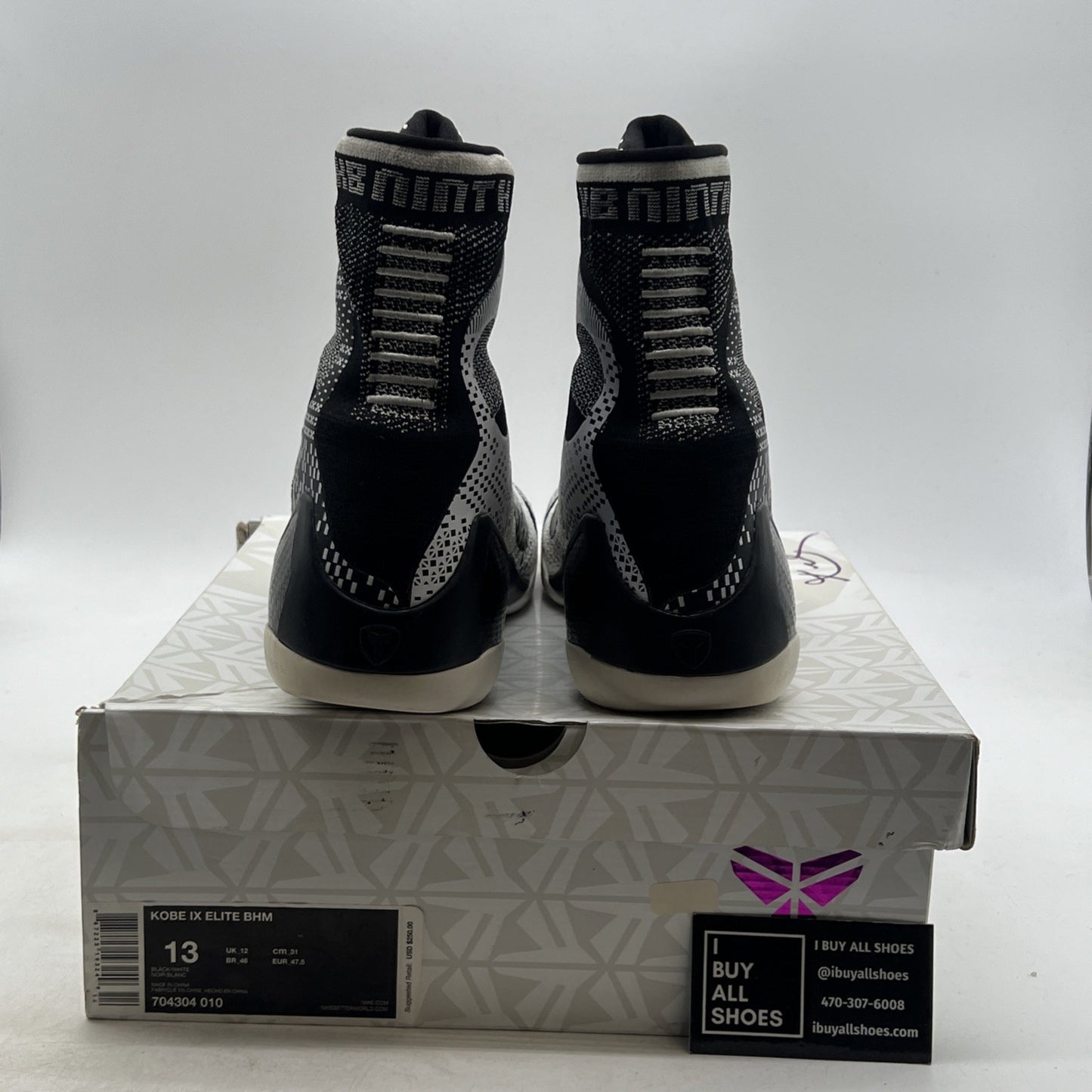 Size 13 - Nike Kobe 9 Elite Black History Month (704304-010)
