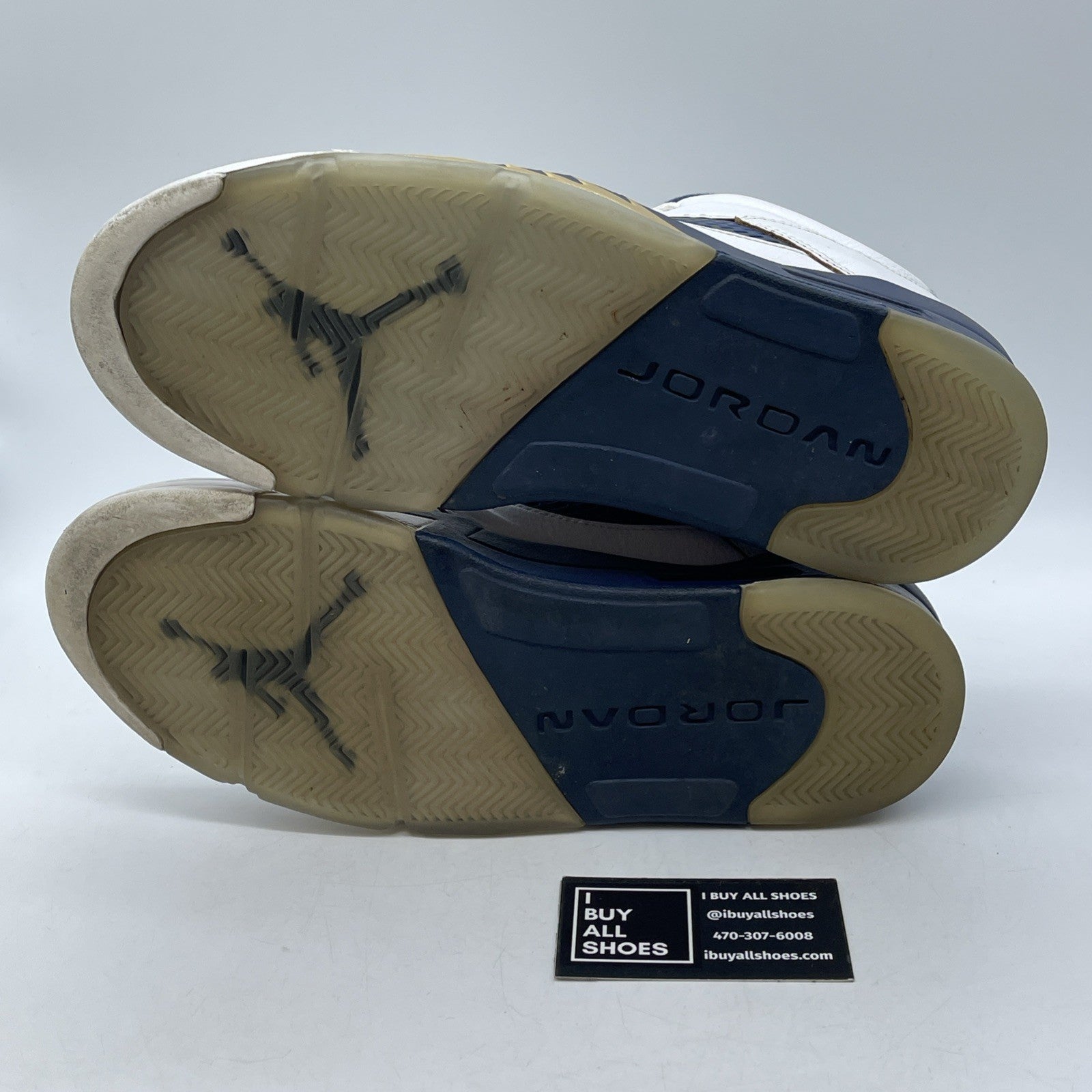 Size 11 - Air Jordan 5 Retro Low Dunk From Above Blue White (819171-135)