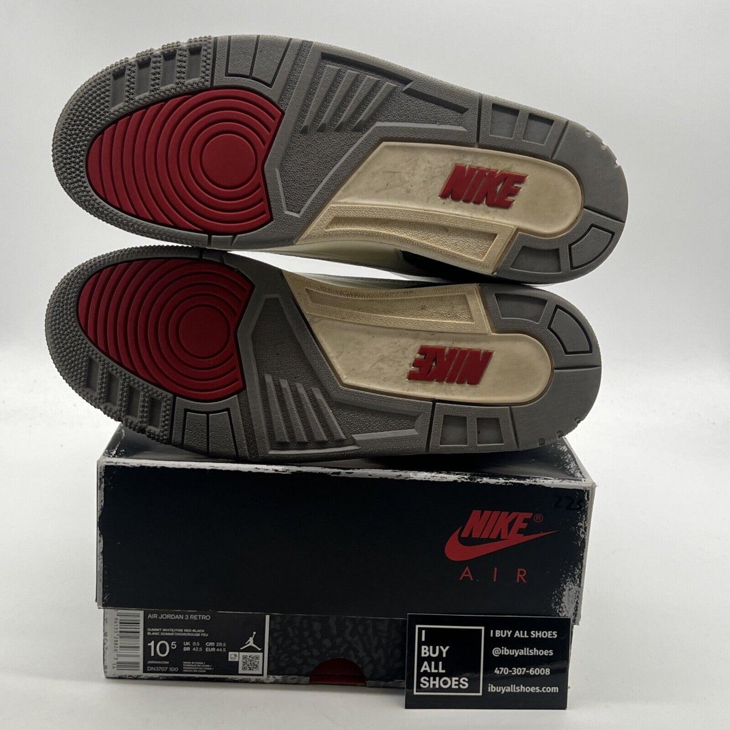 Size 10.5 - Air Jordan 3 Retro Mid White Cement Reimagined (DN3707-100)