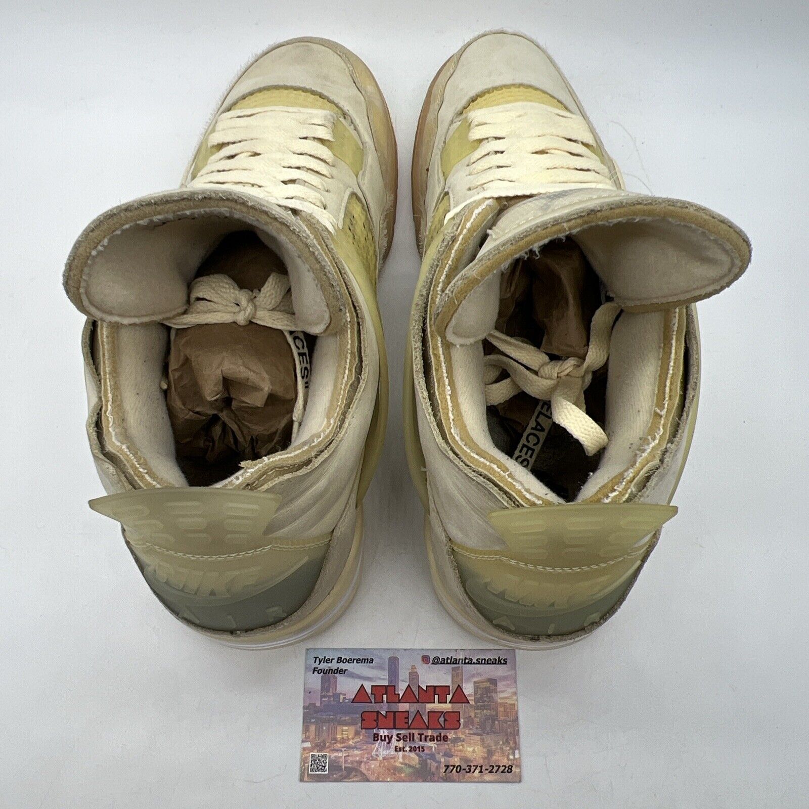 Size 13 - Jordan 4 SP x Off-White Mid Sail W (CV9388-100)