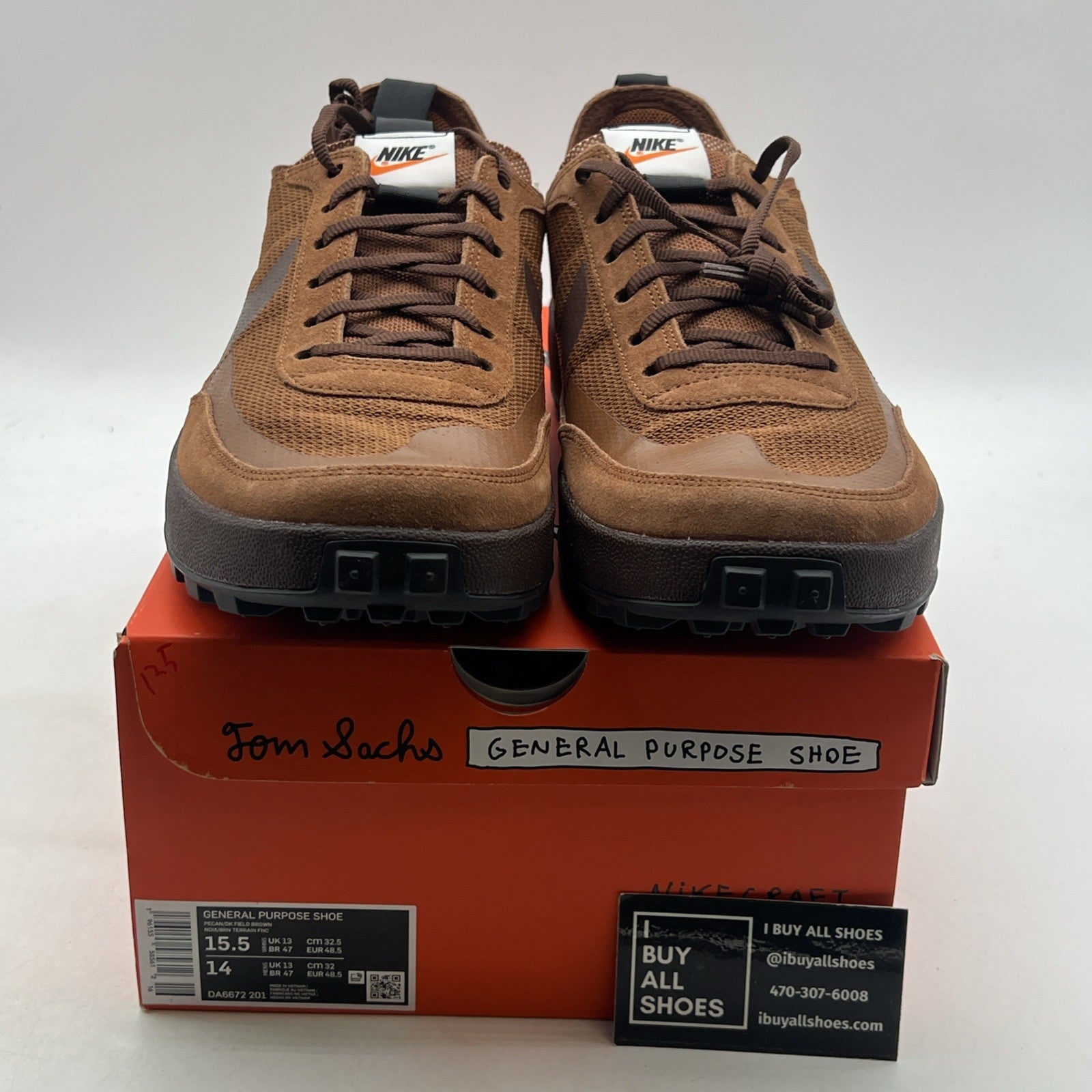Size 15.5 - Nike x Tom Sachs NikeCraft General Purpose Shoes (DA6672-201)