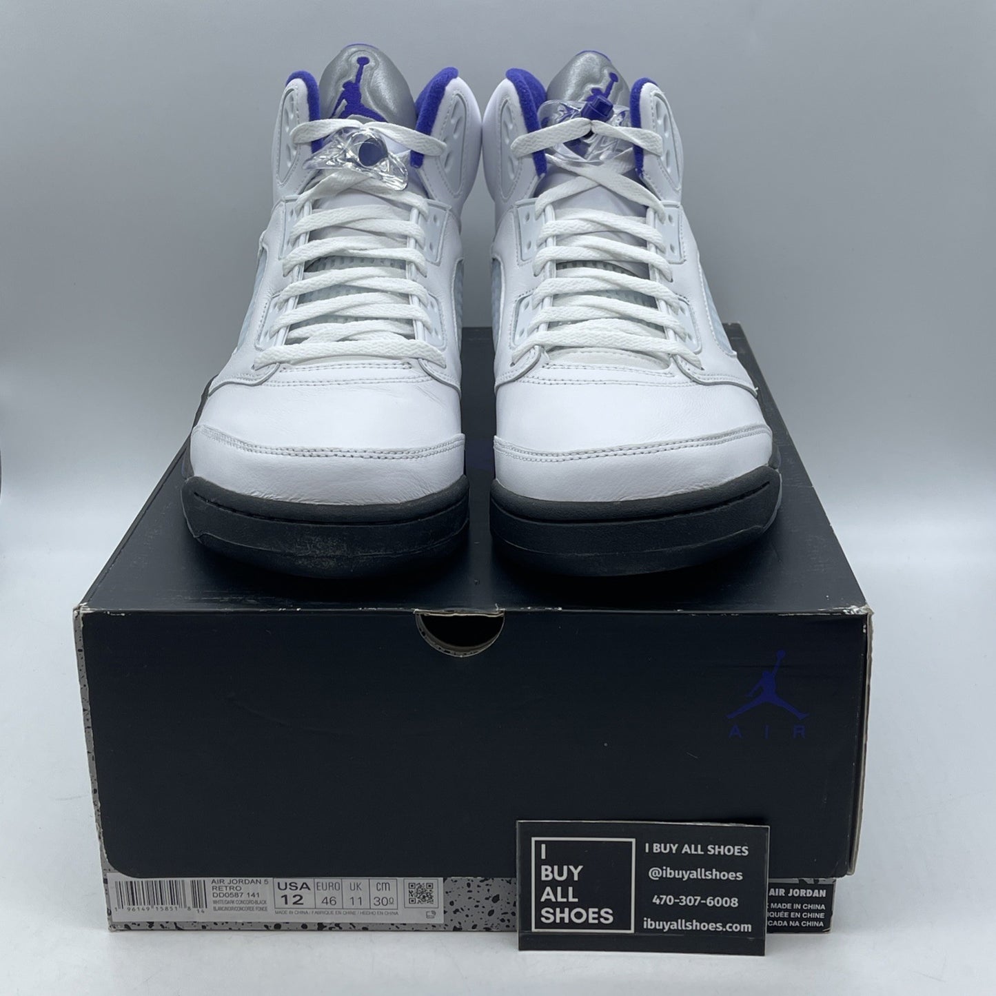Size 12 - Air Jordan 5 Concord 2022 (DD05587-141)