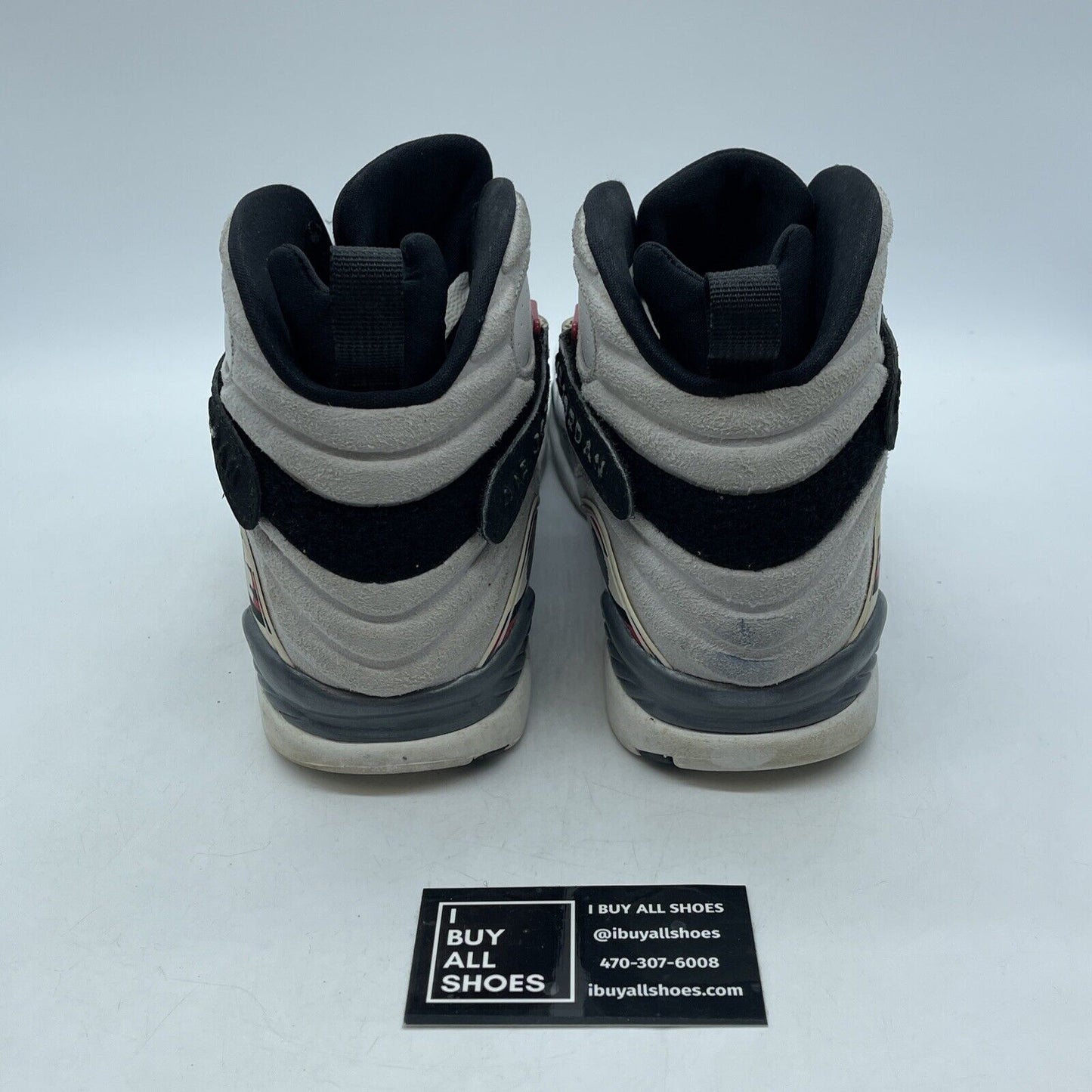 Size 11 - Air Jordan 8 Retro 2013 Bugs Bunny Grey Suede Leather (305381-103)