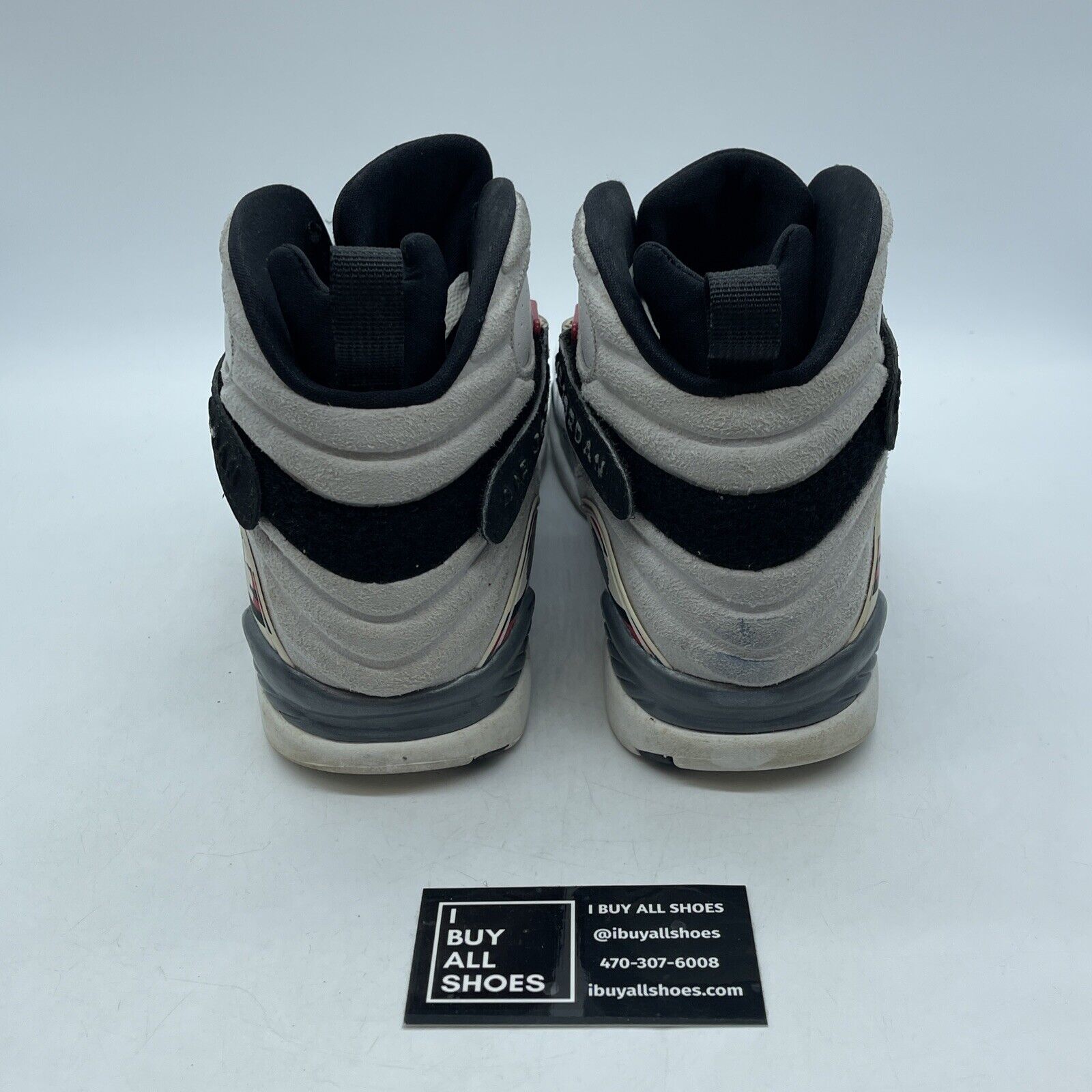 Size 11 - Air Jordan 8 Retro 2013 Bugs Bunny Grey Suede Leather (305381-103)