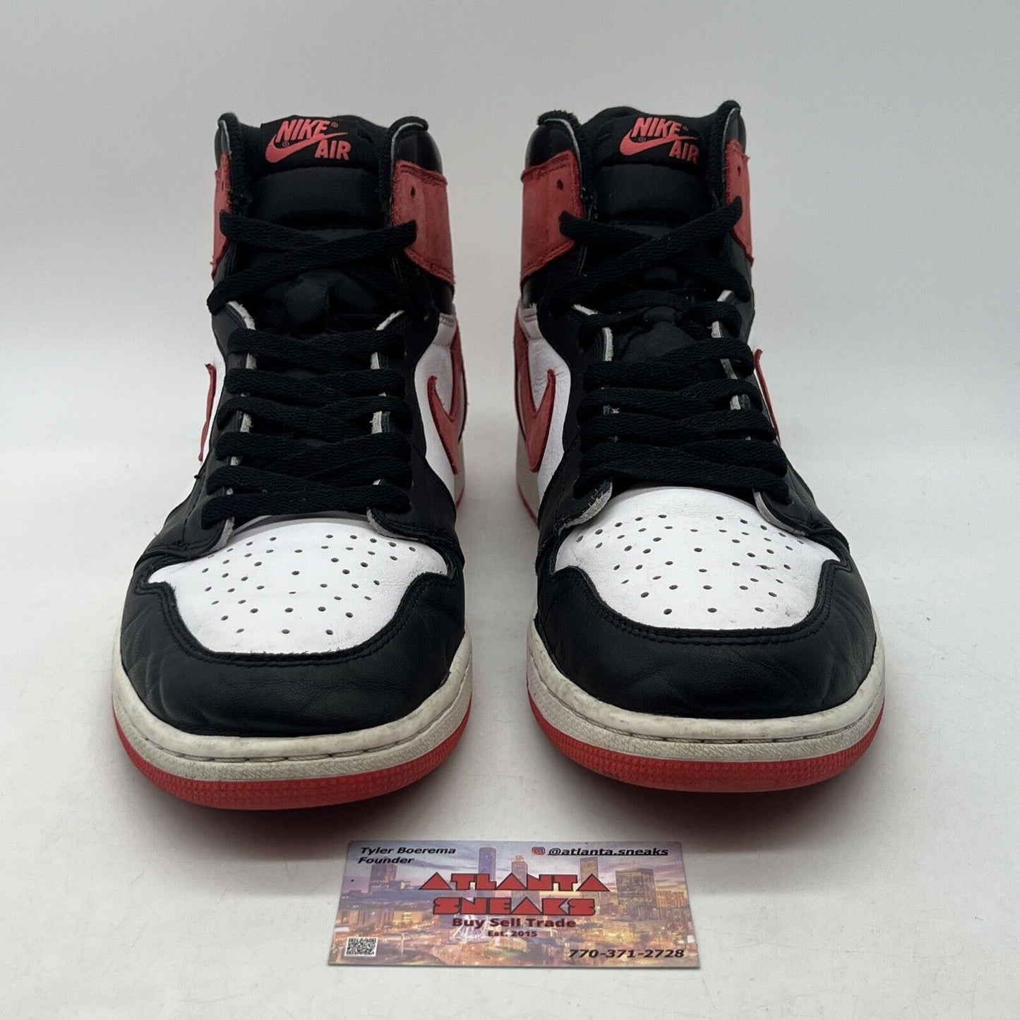 Size 12 - Air Jordan 1 Retro OG High Best Hand in the Game -Track Red 555088-112