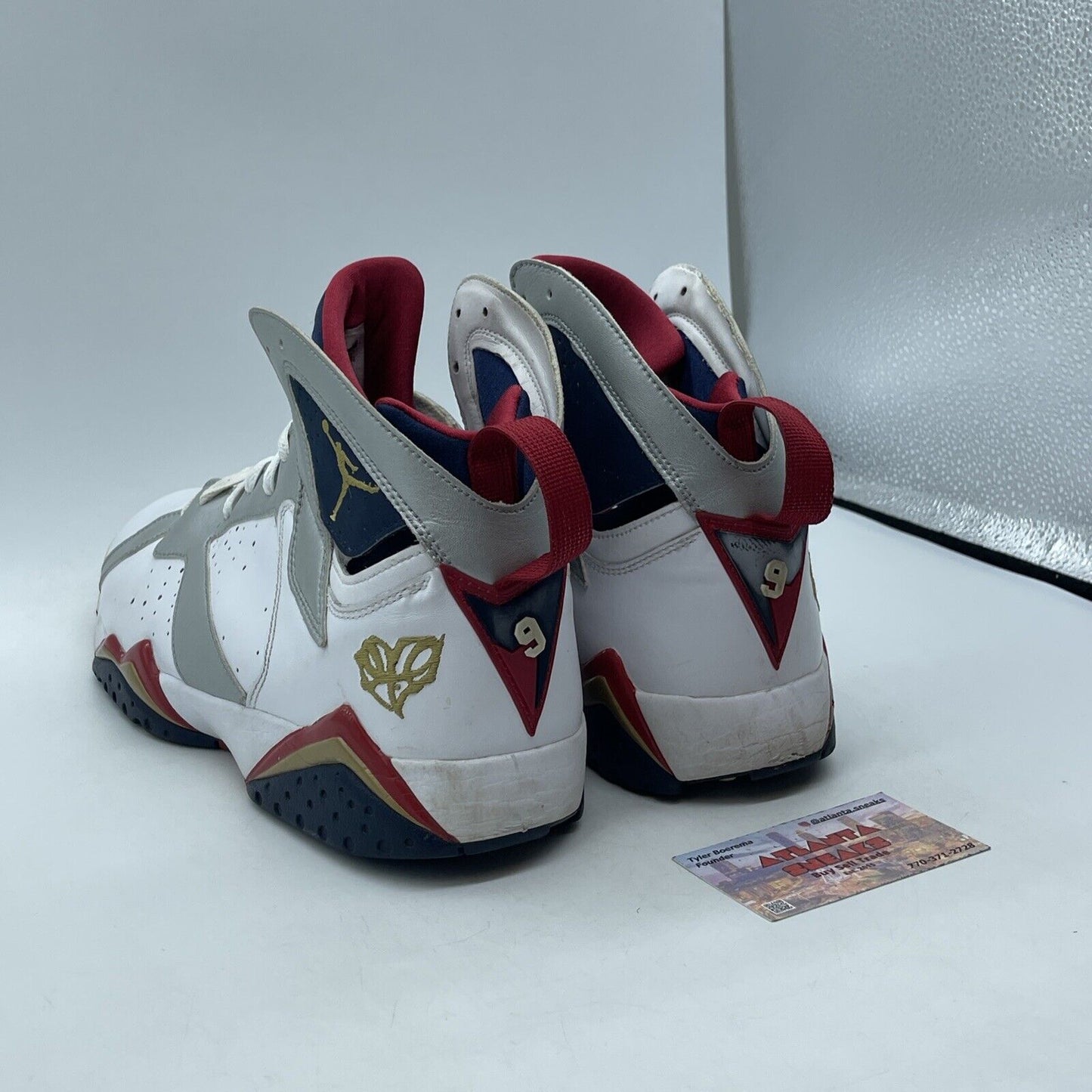 Size 12 - Air Jordan 7 Retro For The Love Of The Game White Silver (304775-103)