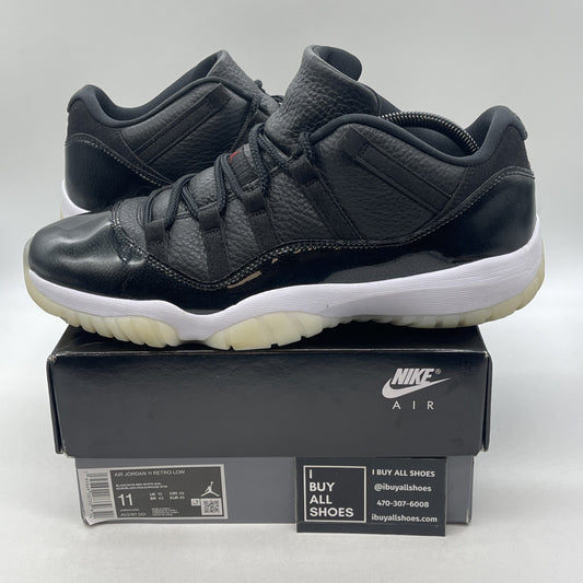 Size 11 - Air Jordan 11 Retro Low 72-10 (AV2187-001)