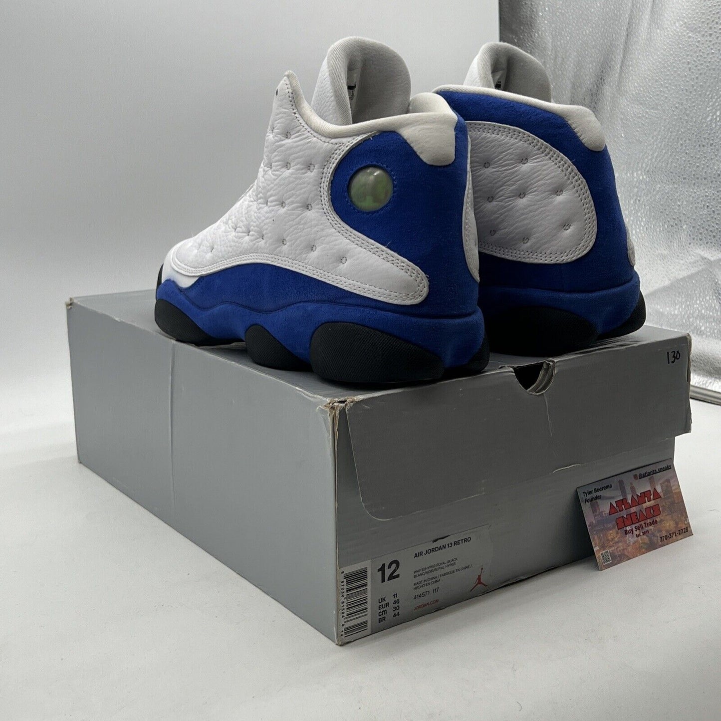 Size 12 - Air Jordan 13 Retro Hyper Royal (414571-117)