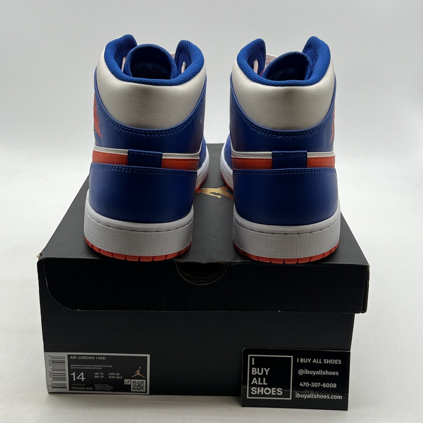 Size 14 - Air Jordan 1 Mid Knicks 2023 (FD1029-400)