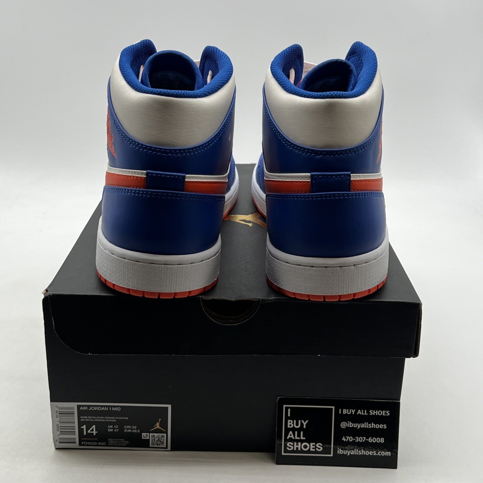 Size 14 - Air Jordan 1 Mid Knicks 2023 (FD1029-400)