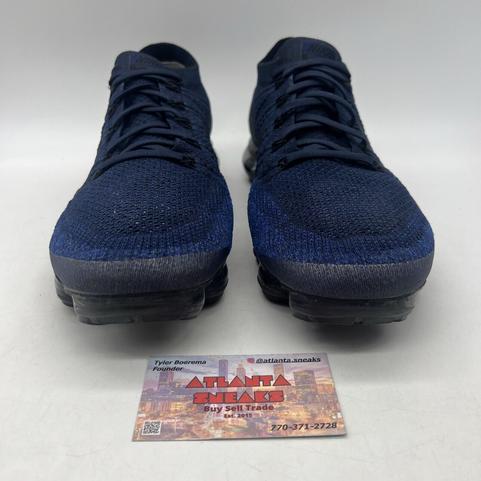 Size 12 - Nike Air VaporMax Midnight Navy Black (849558-400)