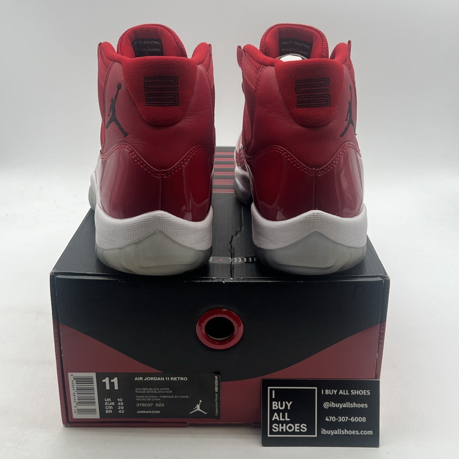 Size 11 - Air Jordan 11 Retro High Win Like '96 (378037-623)