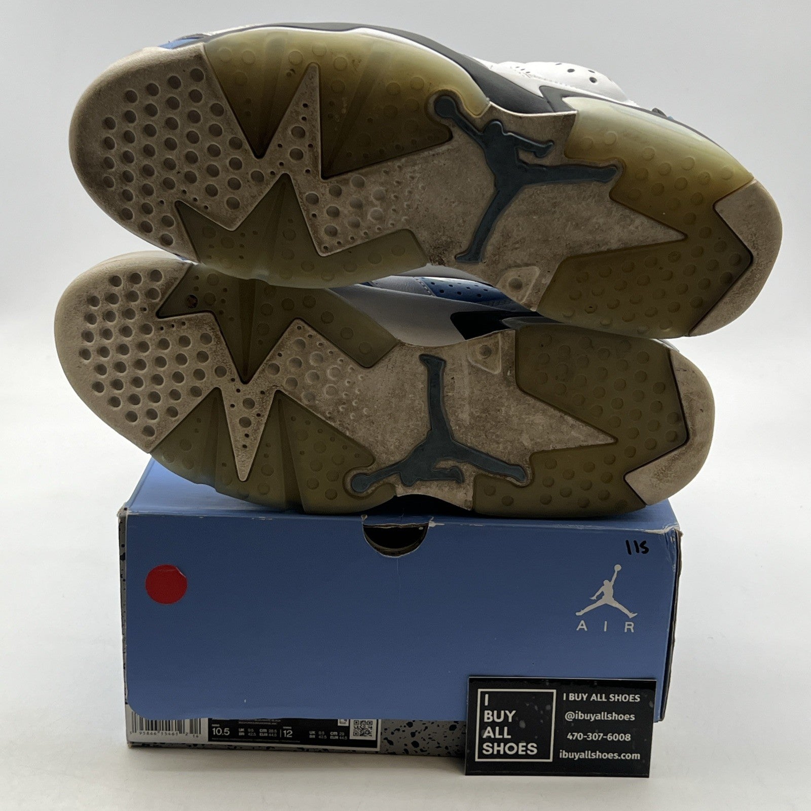 Size 10.5 - Air Jordan 6 Retro Mid UNC Home (CT8529-410)