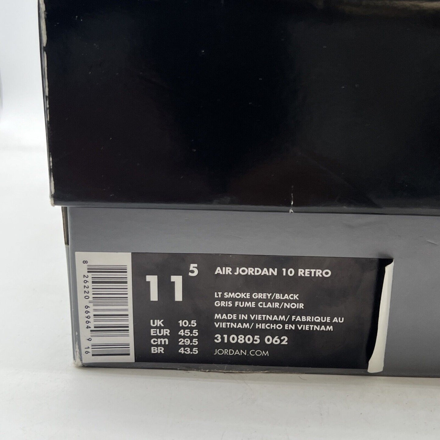 Size 11.5 - Air Jordan 10 Retro Cement (310805-062)