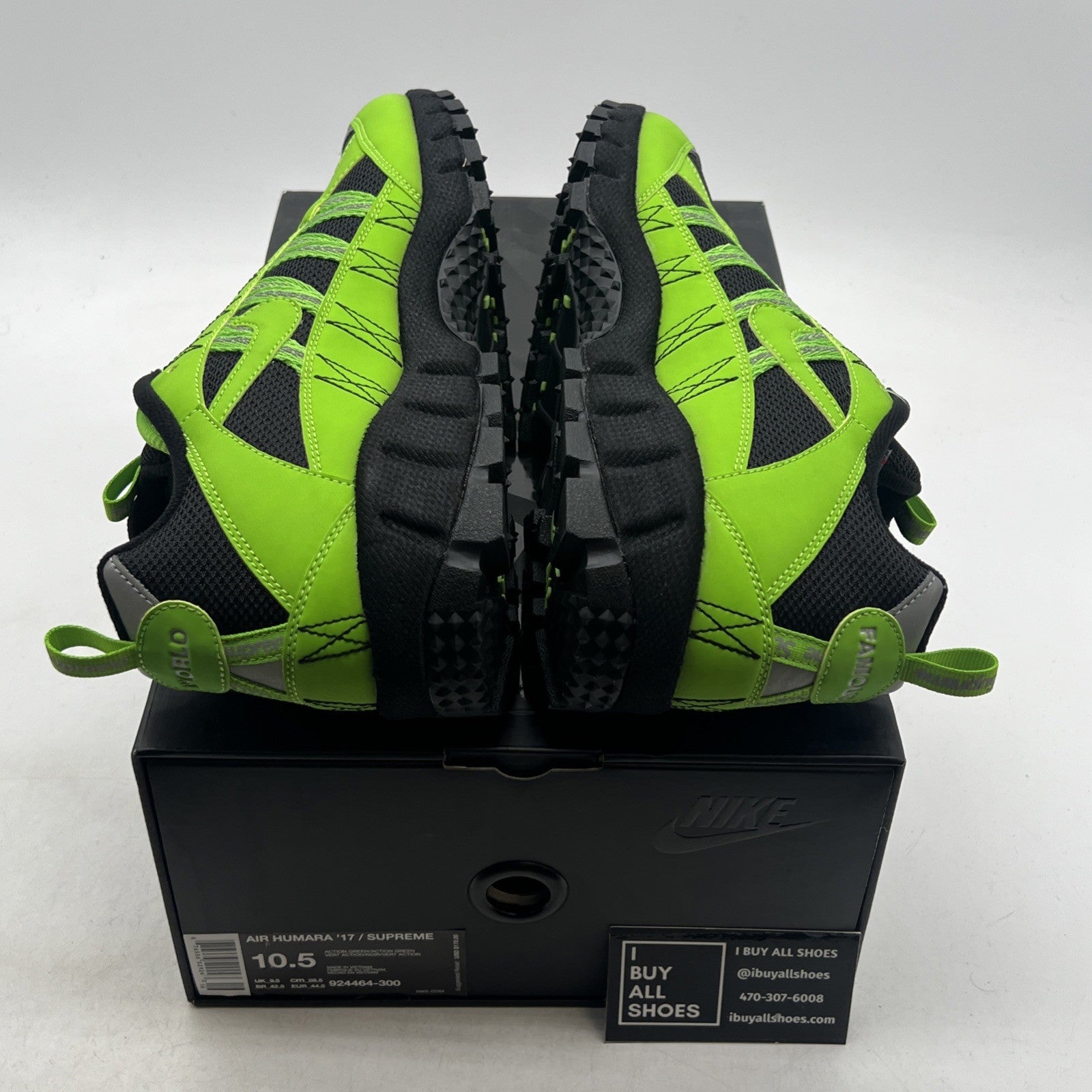 Size 10.5 - Nike Supreme x Air Humara 17 Green (924464-300)