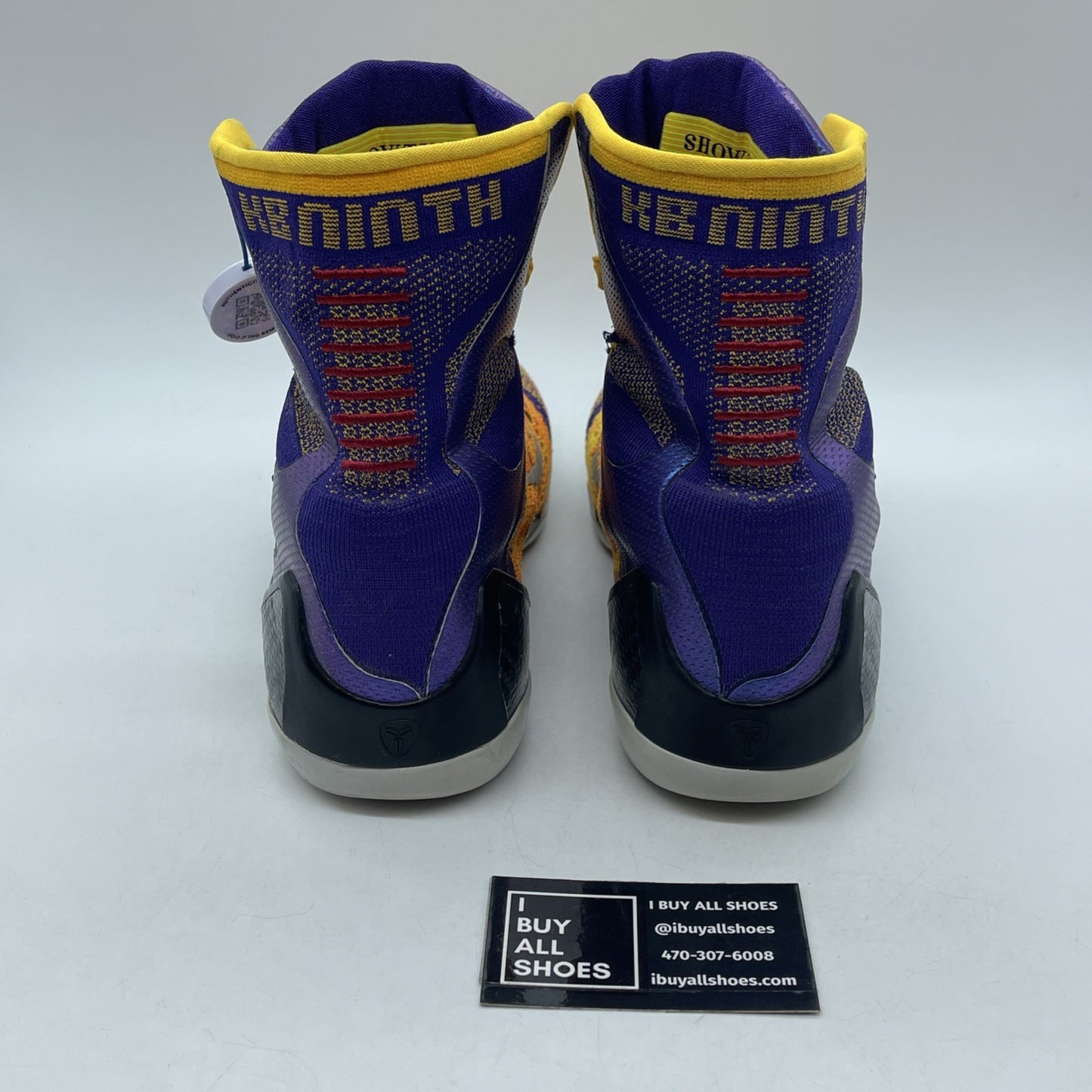 Size 10.5 - Nike Kobe 9 Elite Team Showtime purple Silver Suede (630847-500)