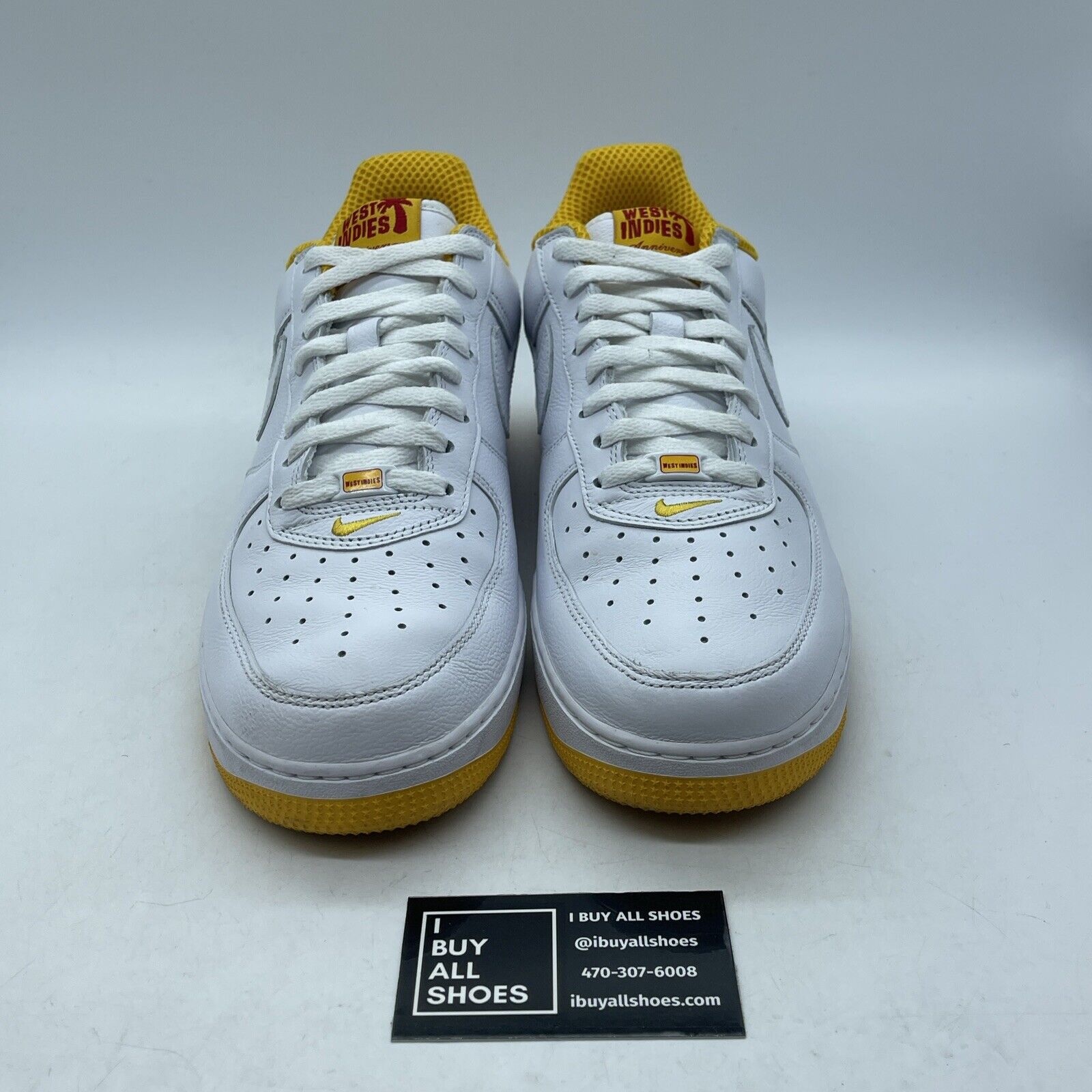 Size 11 - Nike Air Force 1 Low West Indies - University Gold Leather (DX1156-101