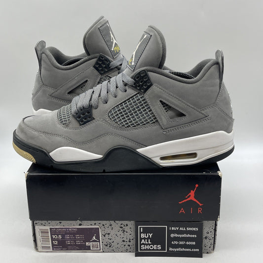 Size 10.5 - Air Jordan 4 Retro Low Cool Grey (308497-007)