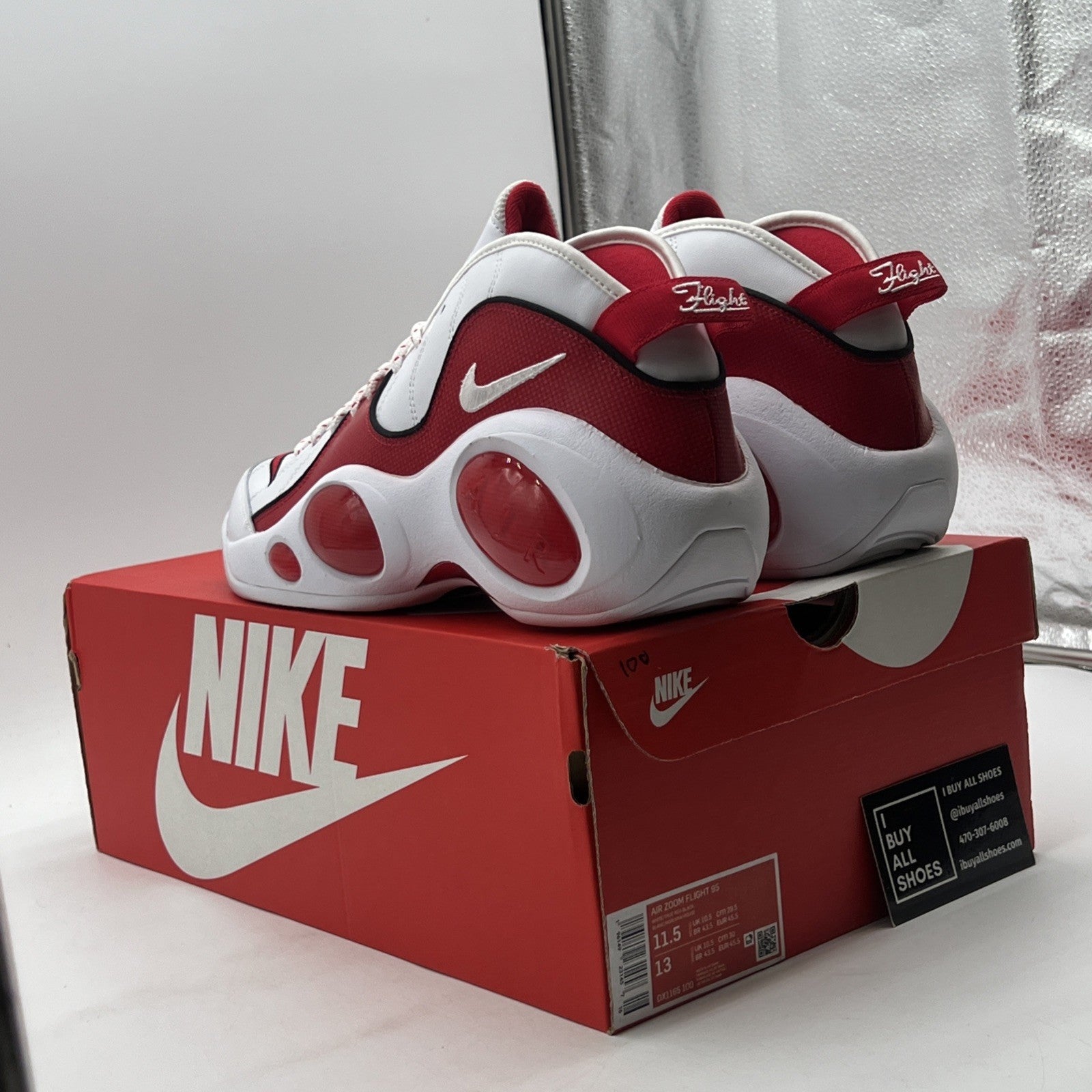 Size 11.5 - Nike Air Zoom Flight 95 2023 True Red (DX1165-100)