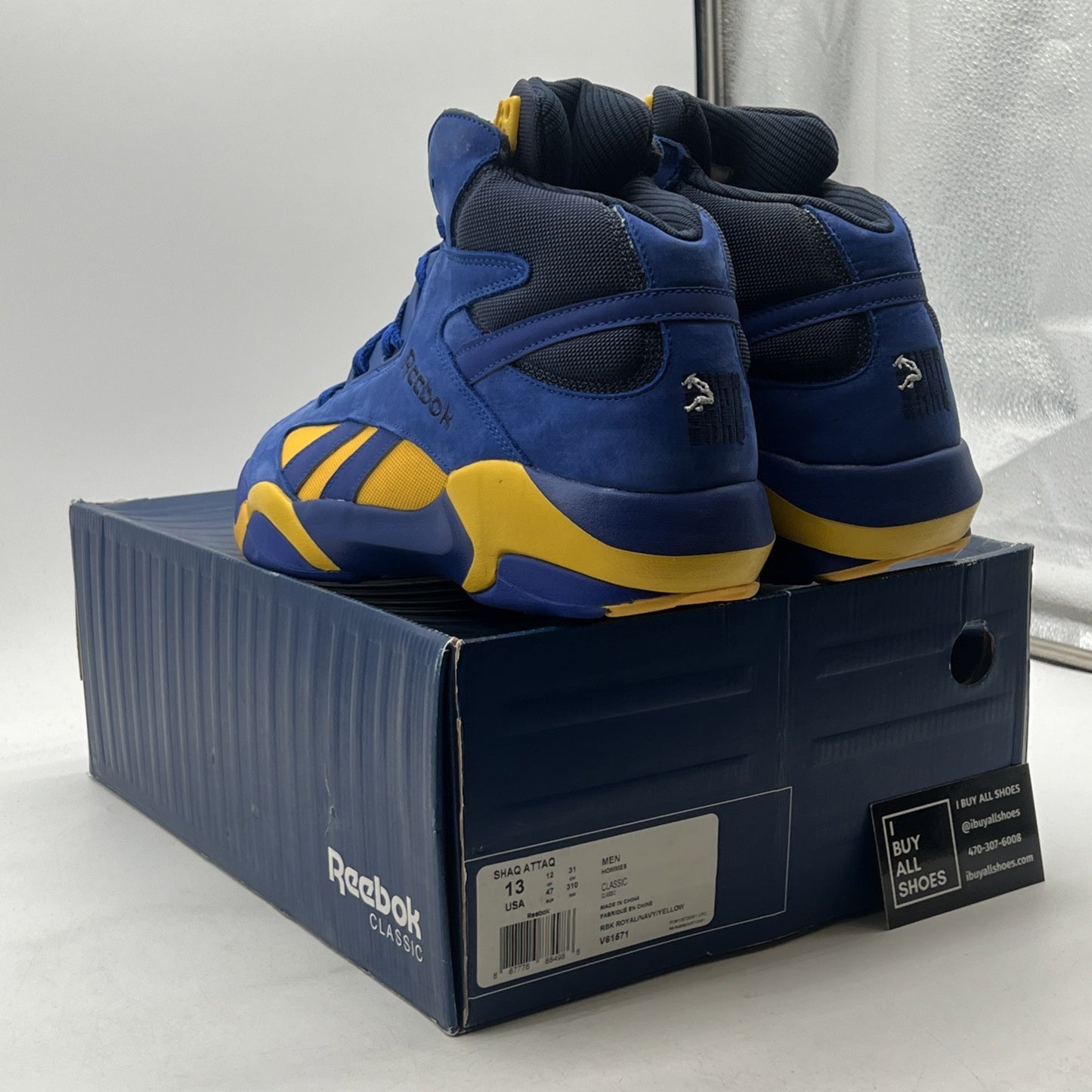 Size 13 - Reebok Shaq Attaq Packer Shoes (V61571)