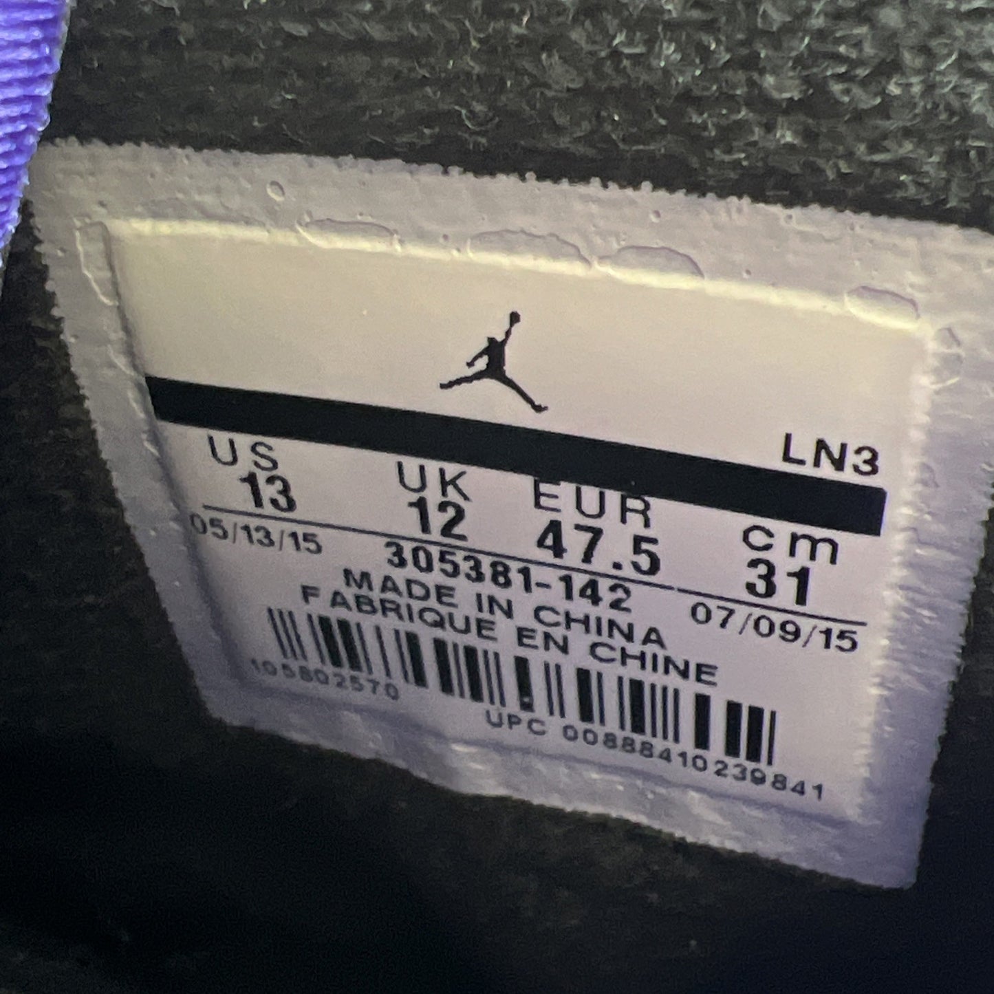 Size 13 - Air Jordan 8 Three-Peat (305381-142)