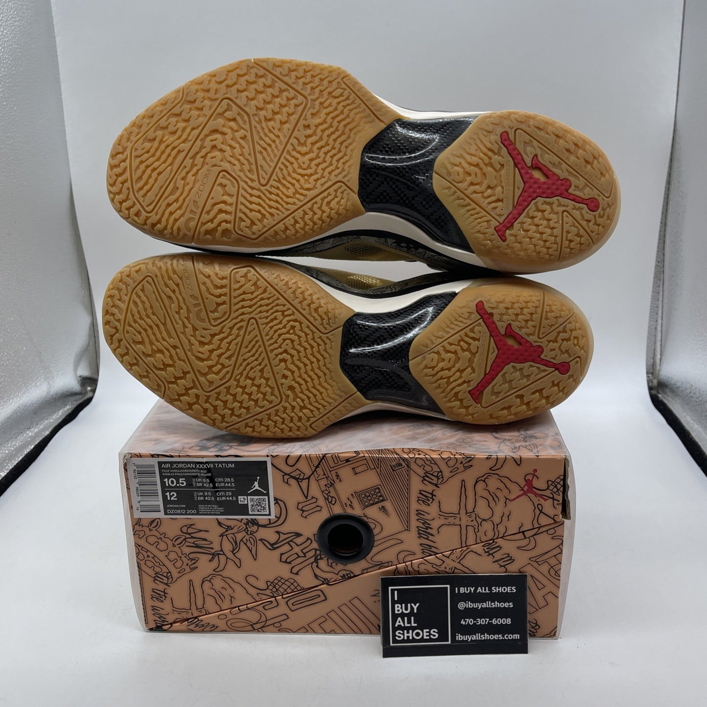 Size 10.5 - Jayson Tatum x Air Jordan 37 Tattoo (DZ0812-200)