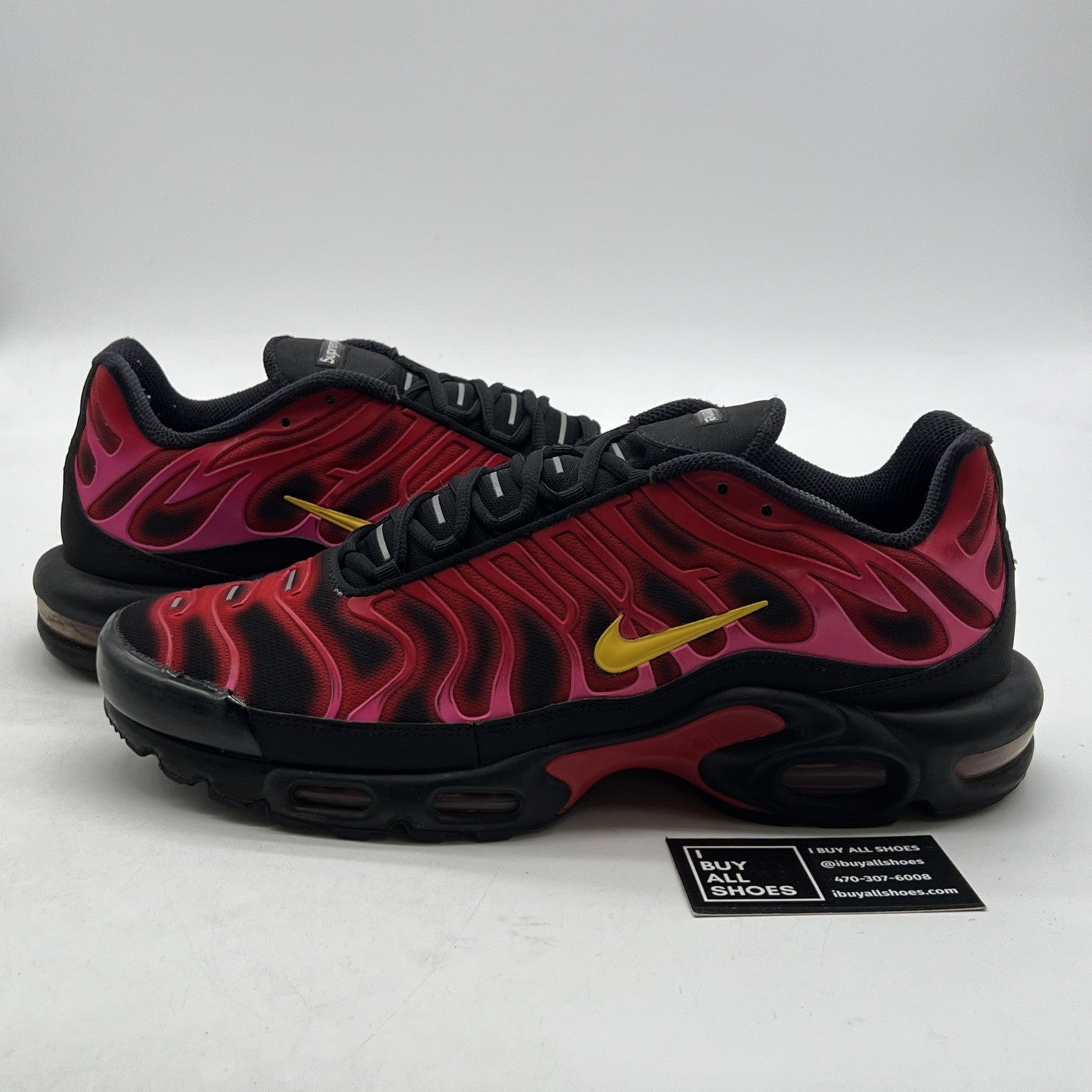 Size 13 - Nike Supreme x Air Max Plus TN University Red (DA1472-600)