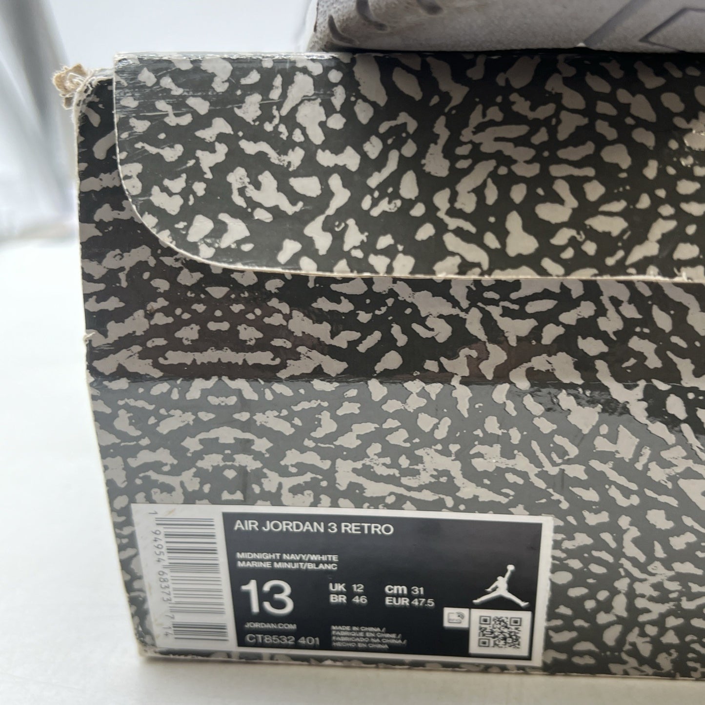 Size 13 - Air Jordan 3 Retro Blue (CT8532-401)