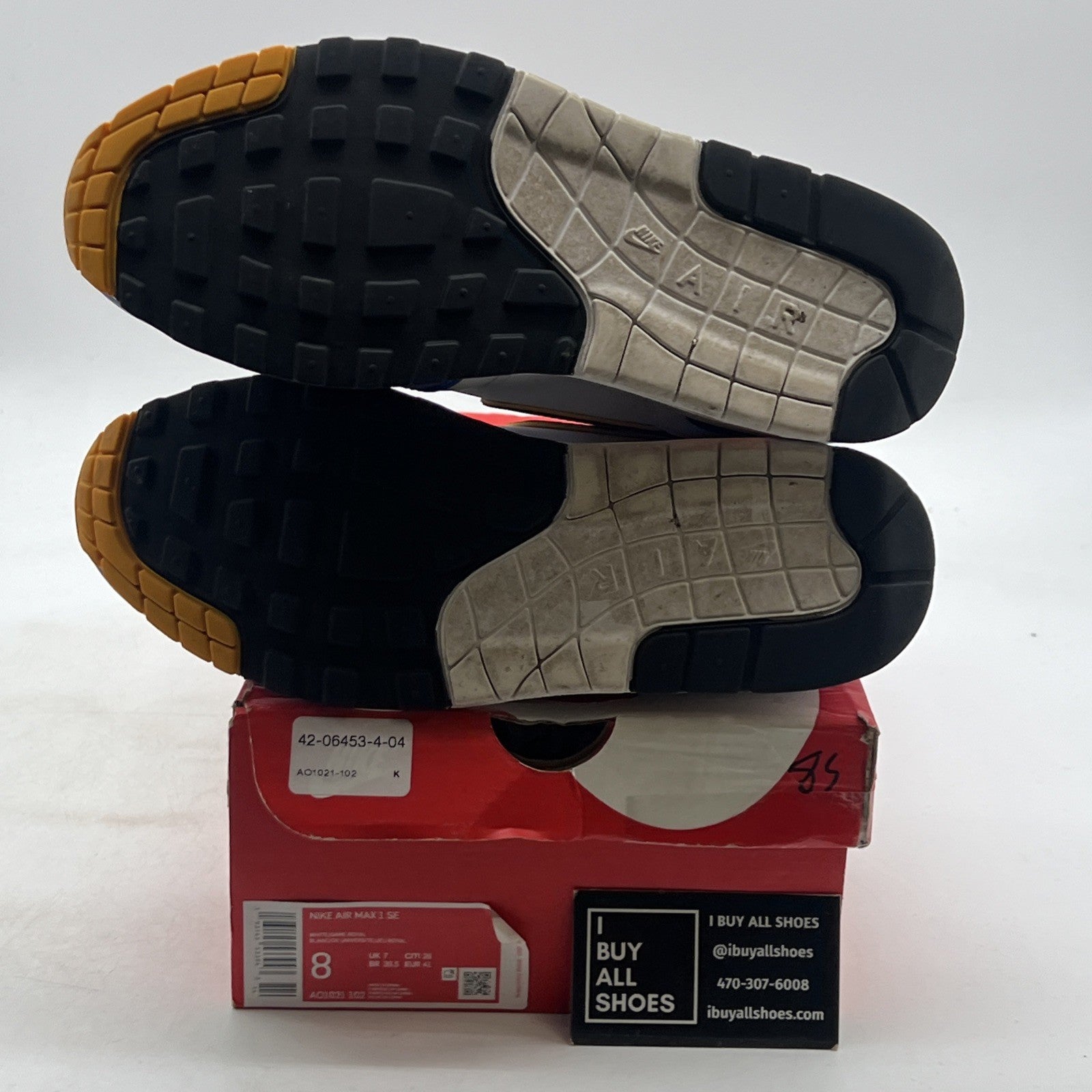 Size 8 - Nike Air Max 1 SE Windbreaker (AO1021-102)