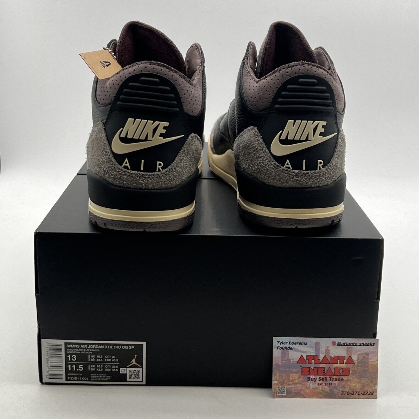 Size 13 - A Ma Maniére x Air Jordan 3 Retro While You Were Sleeping W FZ4811-001