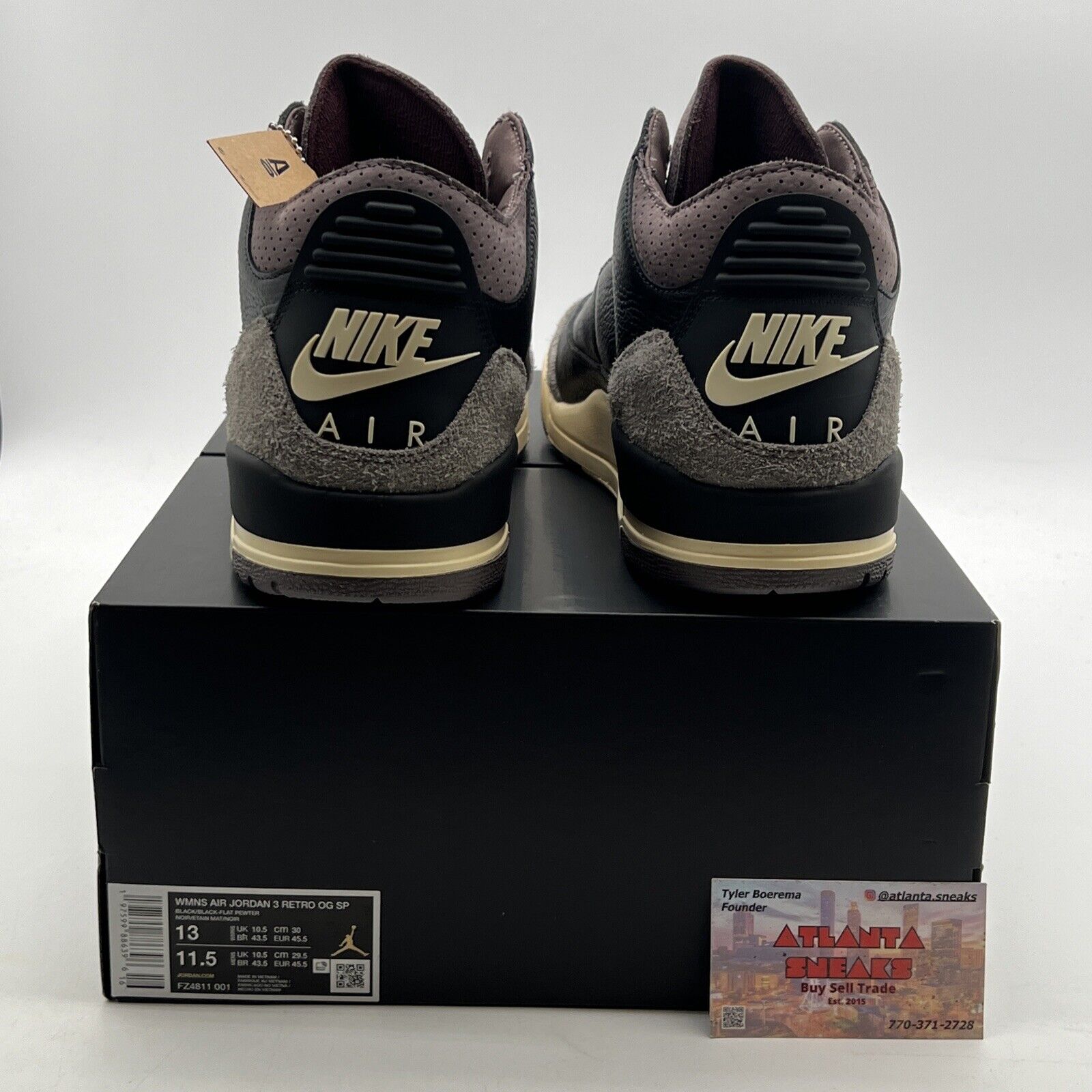 Size 13 - A Ma Maniére x Air Jordan 3 Retro While You Were Sleeping W FZ4811-001