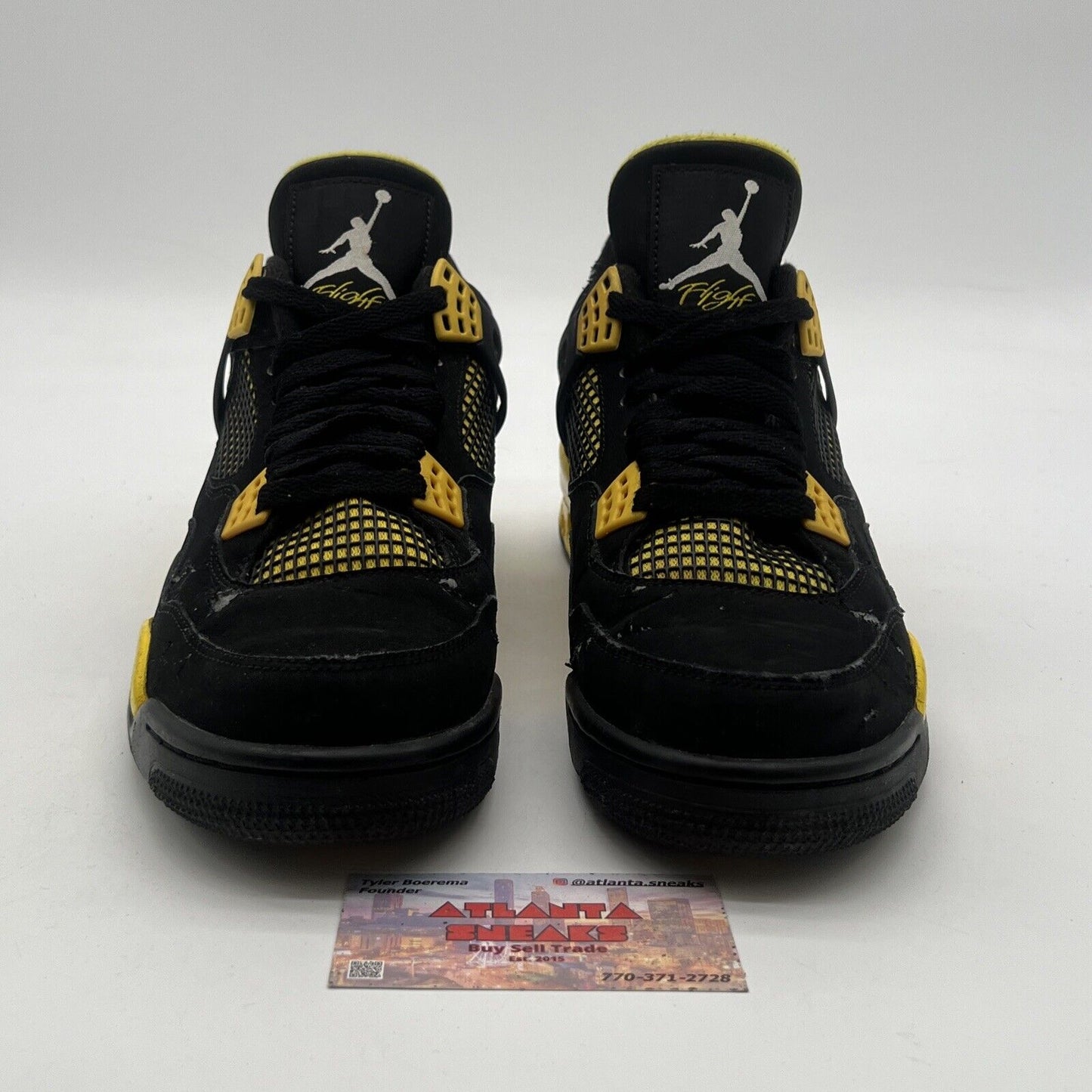 Size 8 - Air Jordan 4 Retro Low Thunder (308497-008)