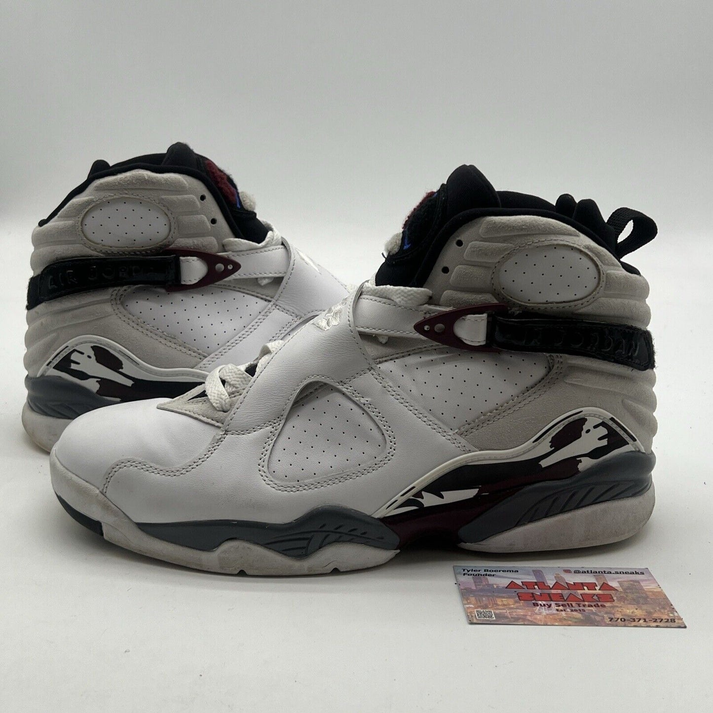 Size 10.5 - Air Jordan 8 Retro Burgundy W (CI1236-104)