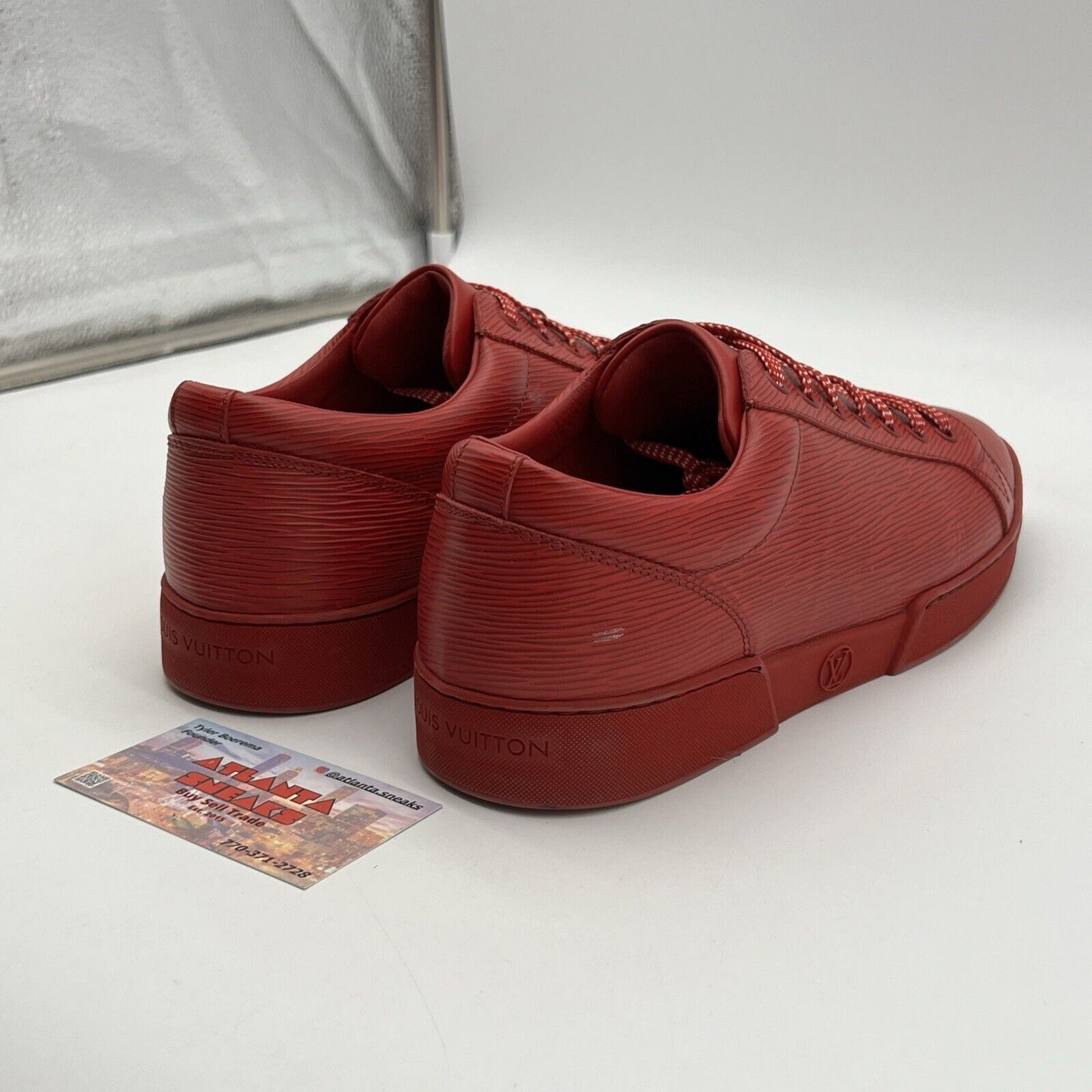 Size 9.5 - Louis Vuitton Red Concord Epi Leather