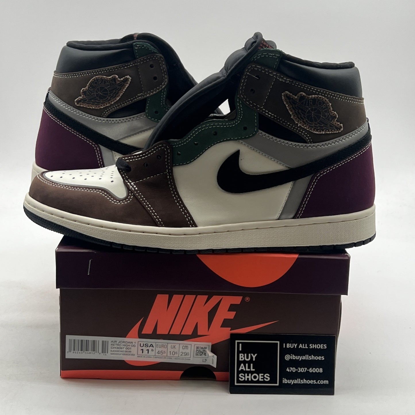 Size 11.5 - Air Jordan 1 High OG Crafted 2021 (DH3097-001)