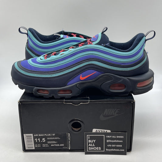 Size 11.5 - Nike Air Max Plus/97 Discover Your Air Blue Black (AV7936-400)