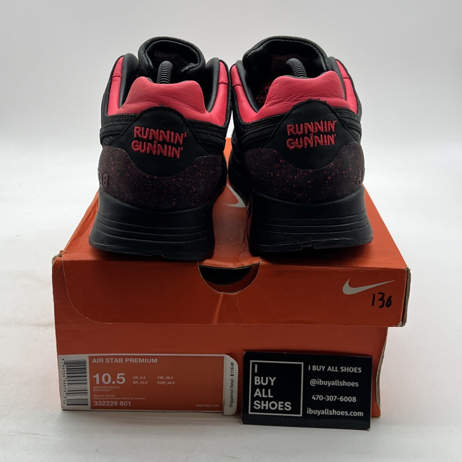 Size 10.5 - Nike Air Stab Premium Runnin N Gunnin (332229-601)
