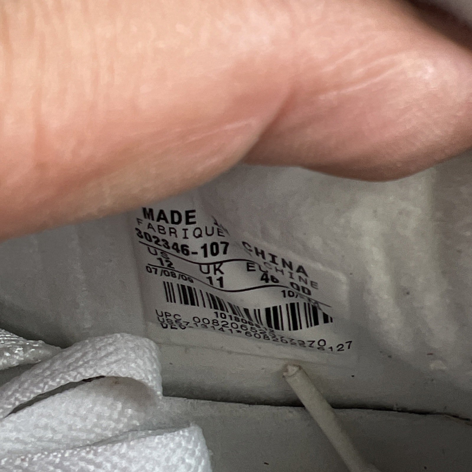 Size 12 - Nike Air Trainer SC High White Varsity Red (302346-107)