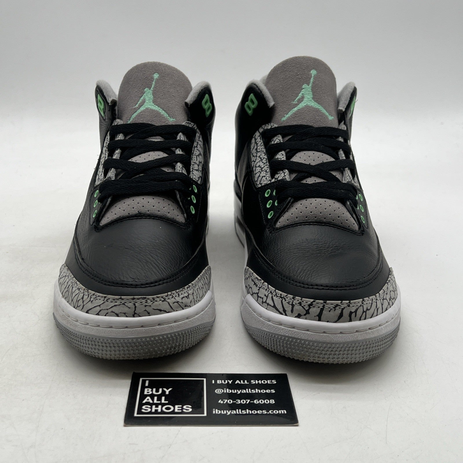 Size 11 - Air Jordan 3 Retro Green Glow (CT8532-031)