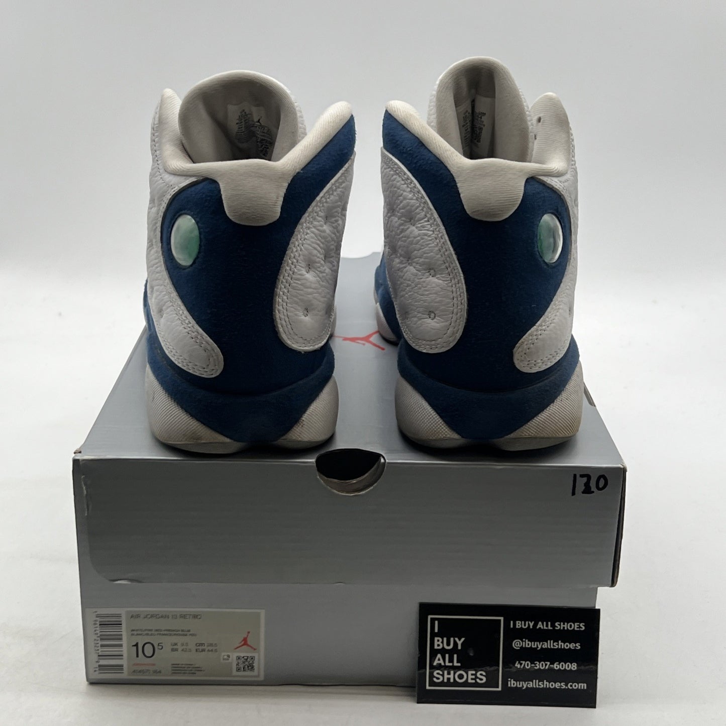 Size 10.5 - Air Jordan 13 Retro Mid French Blue (414571-164)