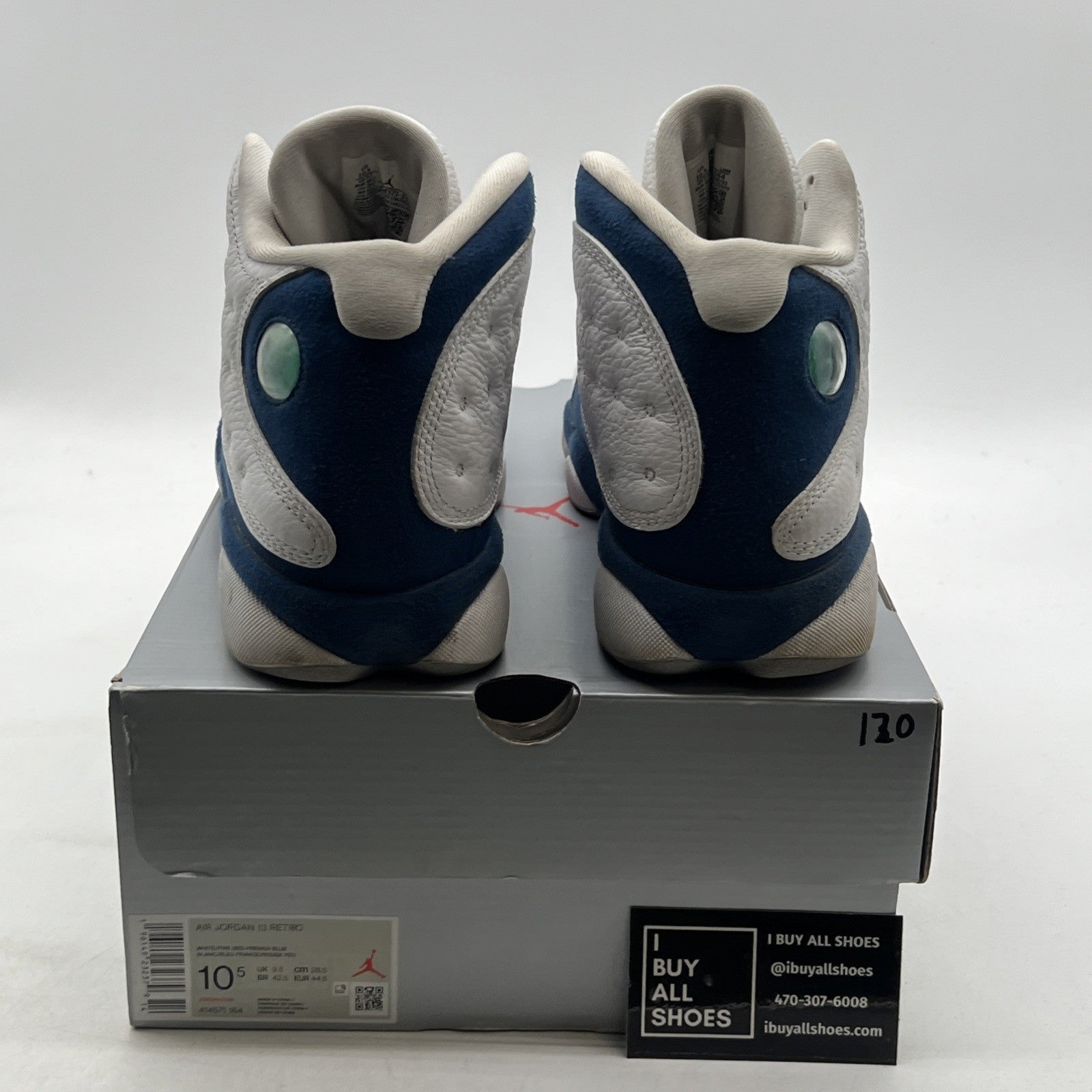 Size 10.5 - Air Jordan 13 Retro Mid French Blue (414571-164)